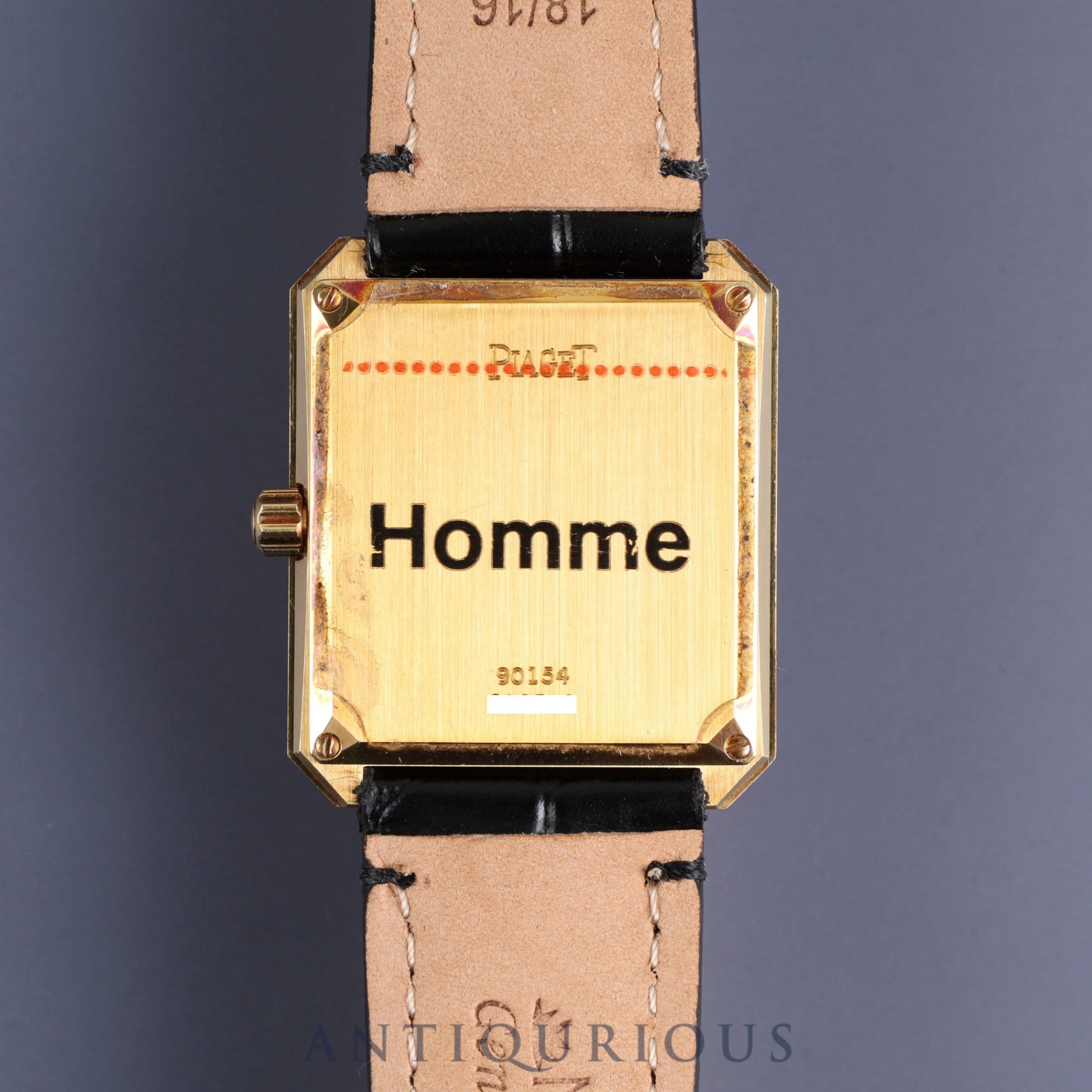 Piaget Protocol 90154 Manual winding Cal.9P2 YG Leather Genuine buckle (YG) Silver dial Warranty card (personal name included, 1994) Genuine replacement belt Overhauled