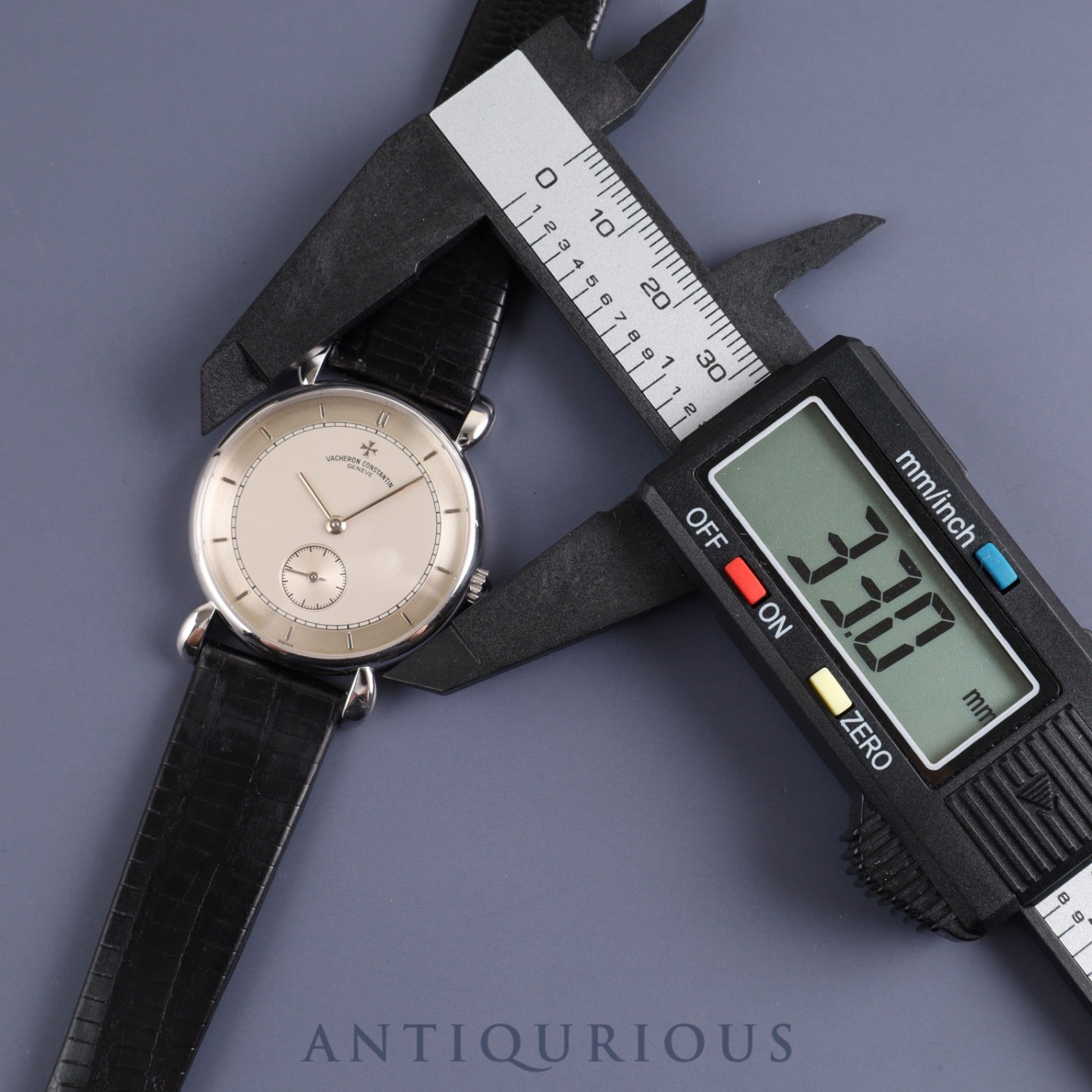 ヴァシュロン・コンスタンタン ヒストリカル RENAISSANCE 92084 手巻き Cal.1014/1 750 革 純正尾錠(750)シルバー文字盤 純正替えベルト オーバーホール済み