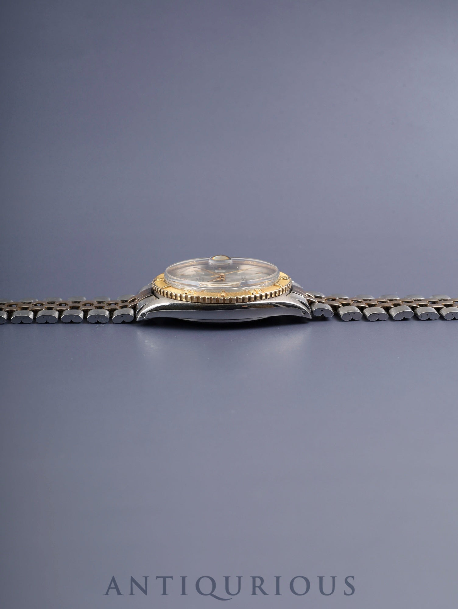 ロレックス デイトジャスト サンダーバード 1625/3 自動巻き Cal.1560 SS/YG シルバー文字盤 箱 クロノメーター証明書(1961年 / 個人名記載) 71番台(1960年)オーバーホール済み