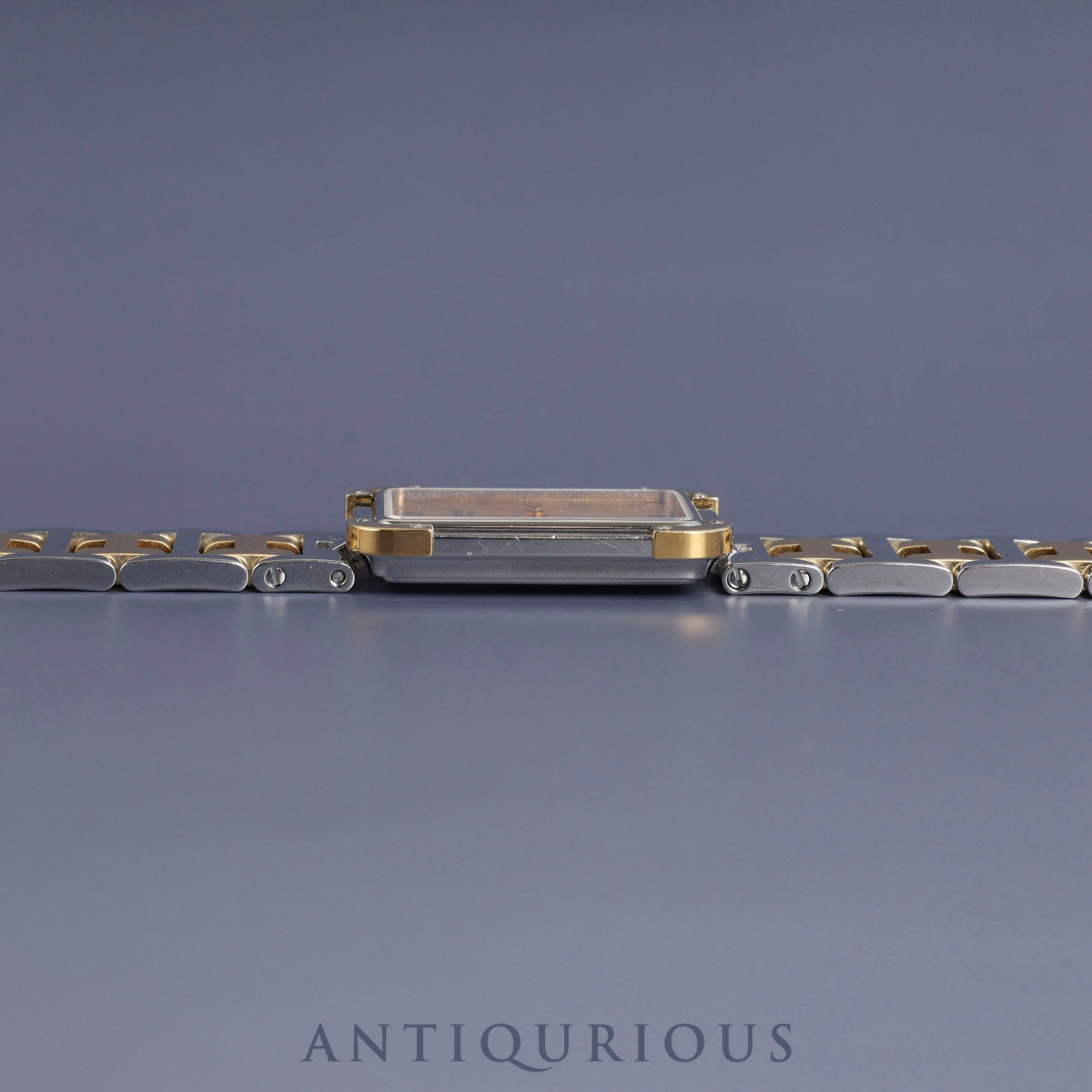 Hermes Cloajour CR1.240 Quartz Cal.976.001 SS / GP SS / GP Champagne Dial Overhauled