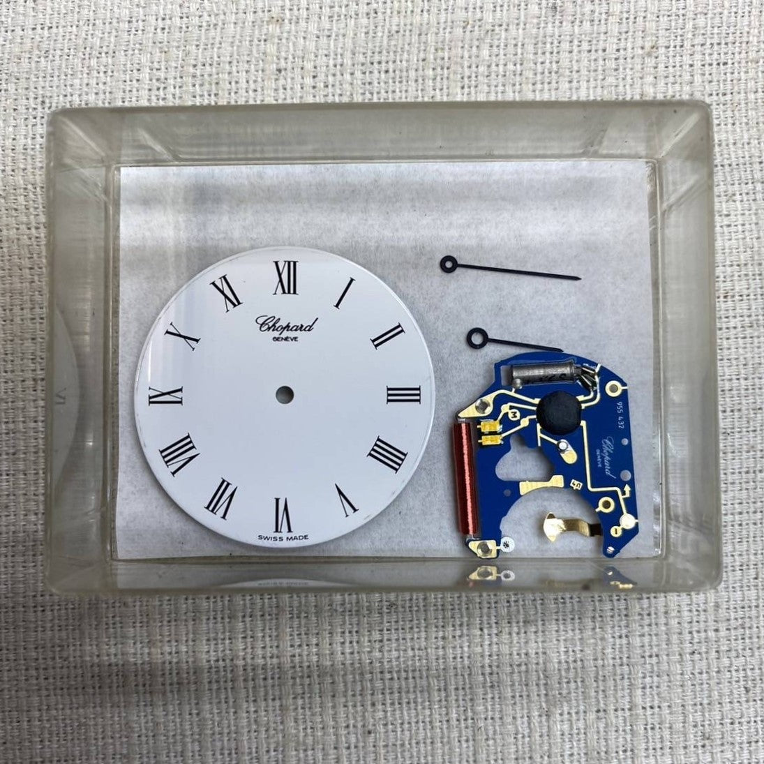 Chopard Classic 1091 Quartz Cal.955 432 YG Genuine leather strap Genuine buckle (GP) White dial Box Overhauled