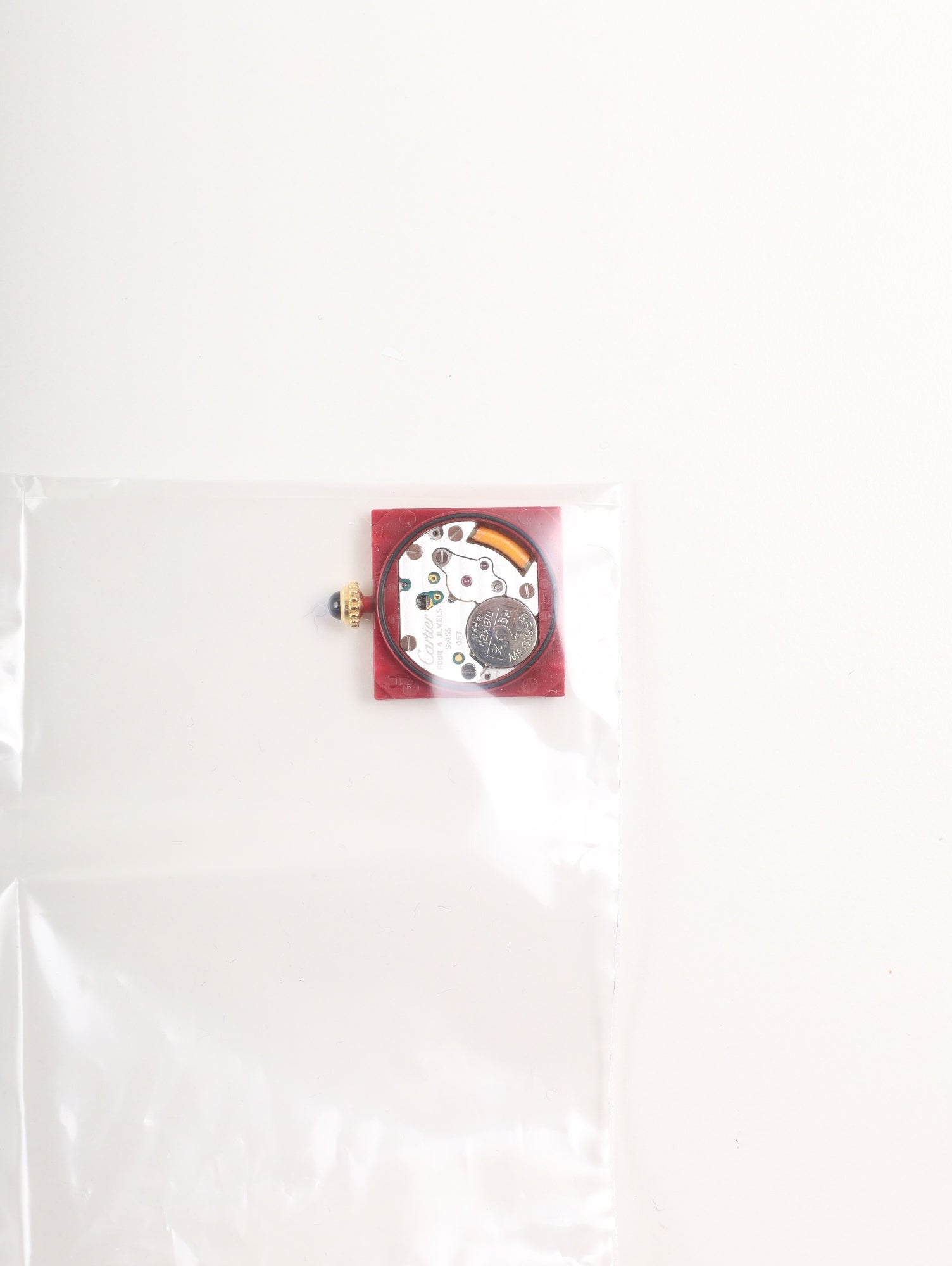 カルティエ マストタンク SM W1008354 / 5057001 クォーツ Cal.057 SV925 革 純正Dバックル(GP)飛びアラビア文字盤(SWISS表記)オーバーホール済み 新品仕上げ済み