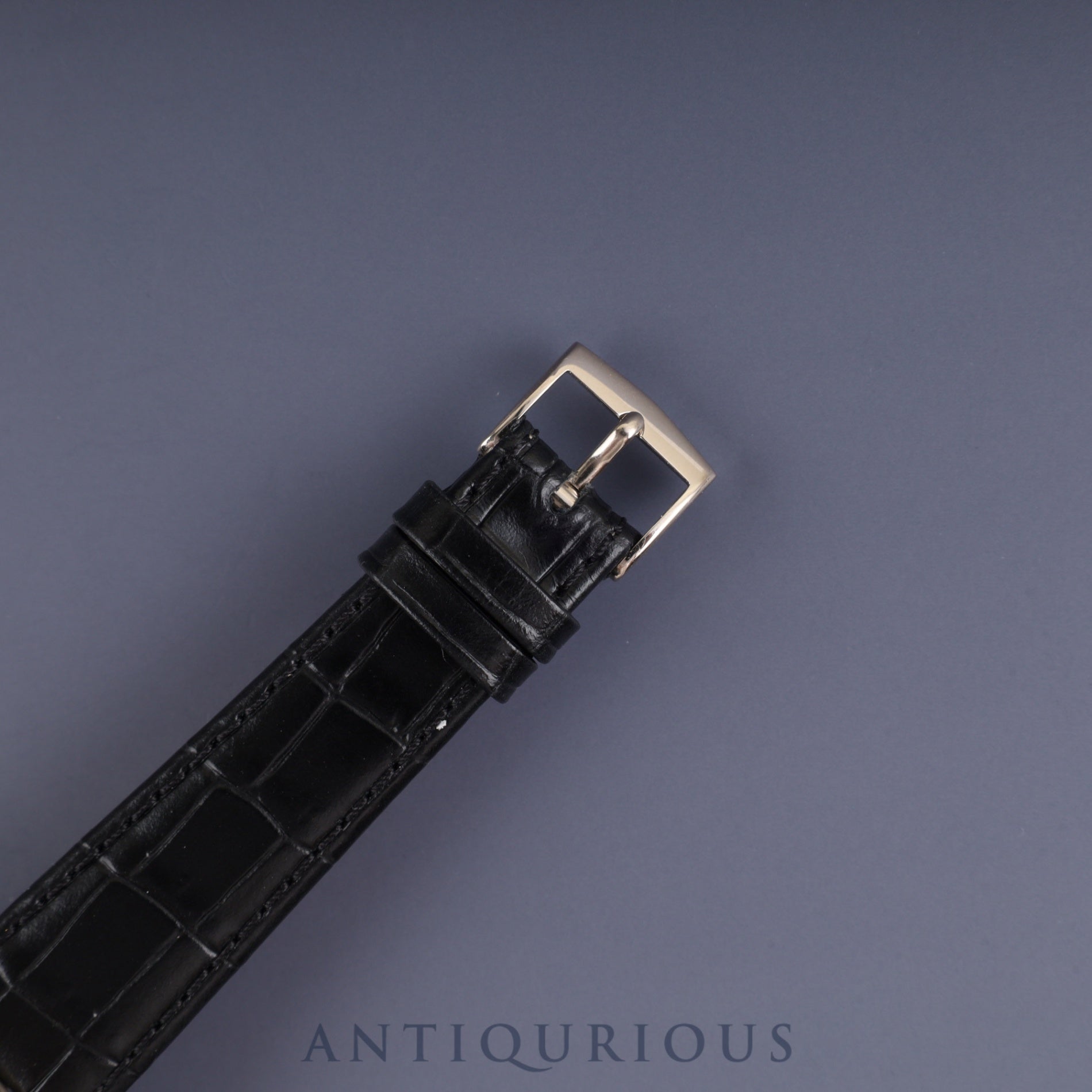 パテック・フィリップ カラトラバ 3919G-001 手巻き Cal.215 750 革 純正尾錠(750) ホワイトローマン文字盤 箱 ケース(劣化) アーカイヴ(2017年発行/1992年購入品)修理明細(個人名記載あり)純正ベルト付き(使用感あり) オーバーホール済み