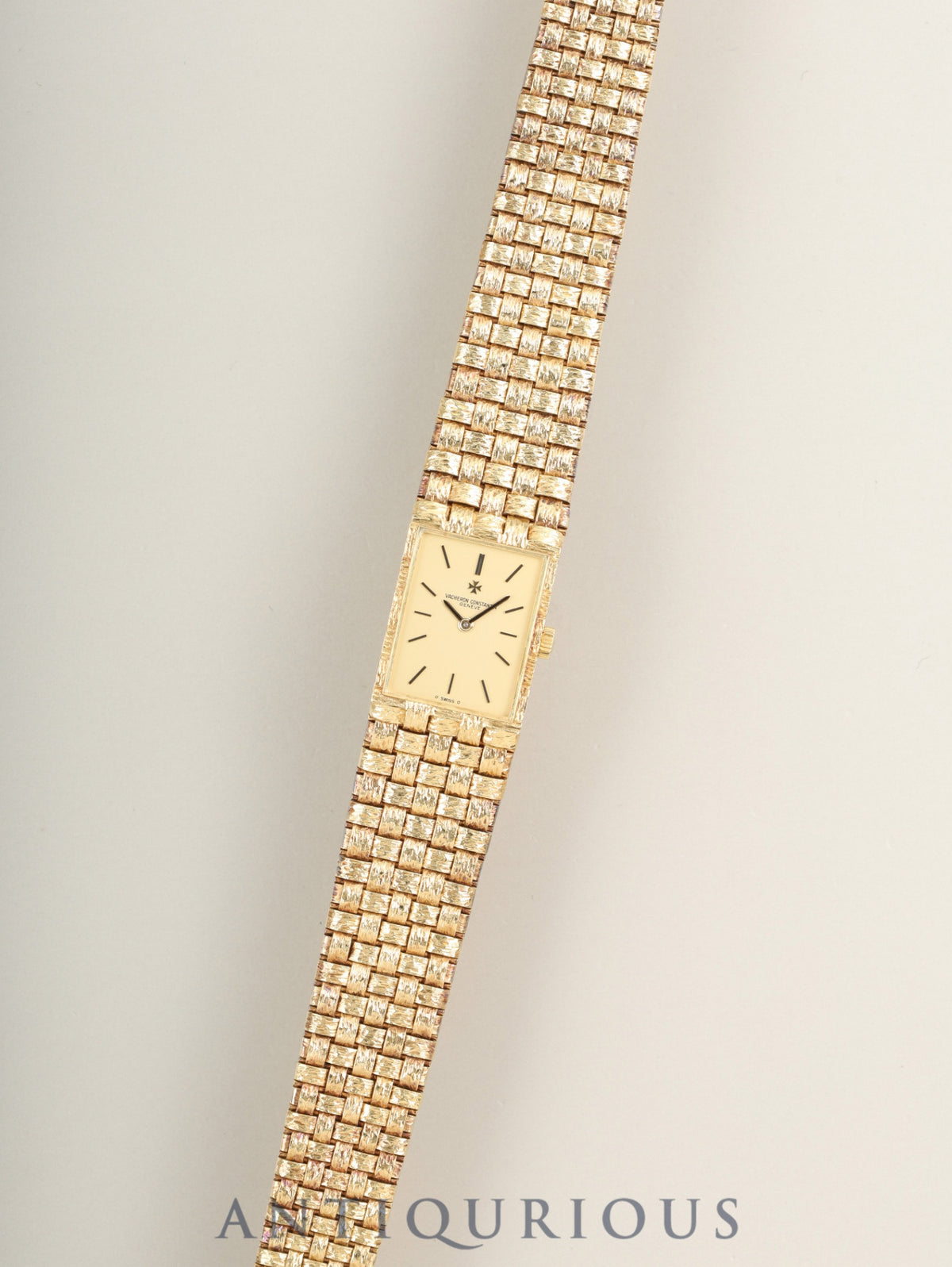 Vacheron Constantin Mesh d'Or 33030 Manual Winding Cal.1052 750YG 750YG Champagne Dial Overhauled
