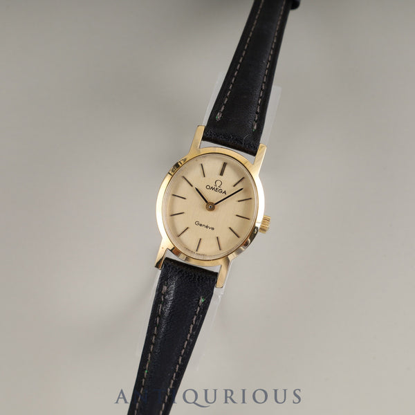 オメガ ジュネーブ 5511.0411 手巻き Cal.625  GP 革 純正尾錠(GP) ゴールド文字盤 オーバーホール済み