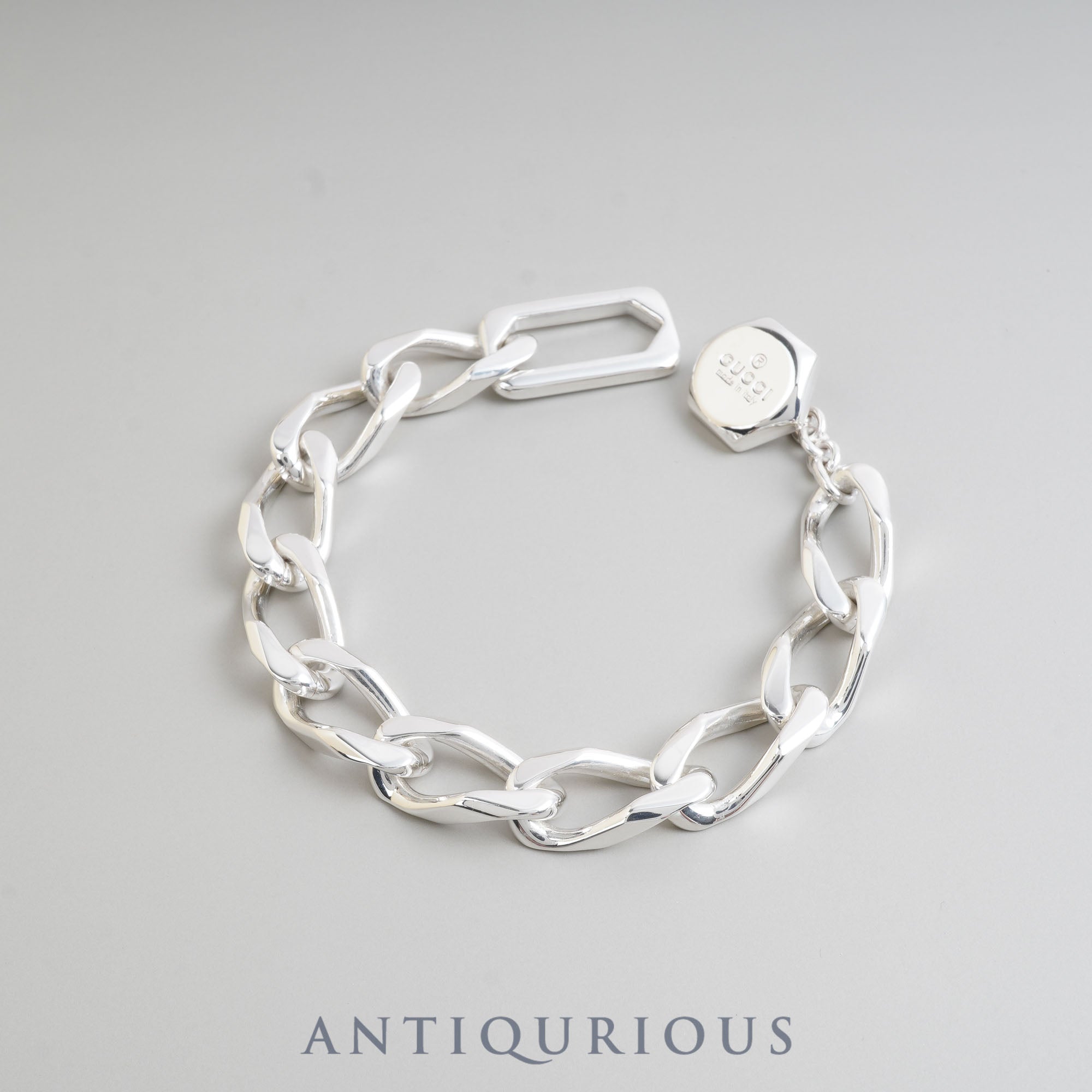 gucci bracelet figaro chain