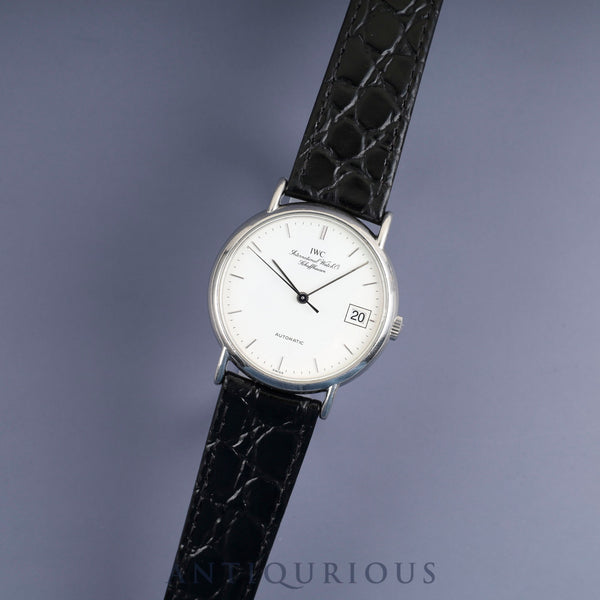 IWC ポートフィノ 3513024 自動巻き Cal.C.30120 SS 革 社外尾錠(SS) ホワイト文字盤 オーバーホール済み アイダブリュシー
