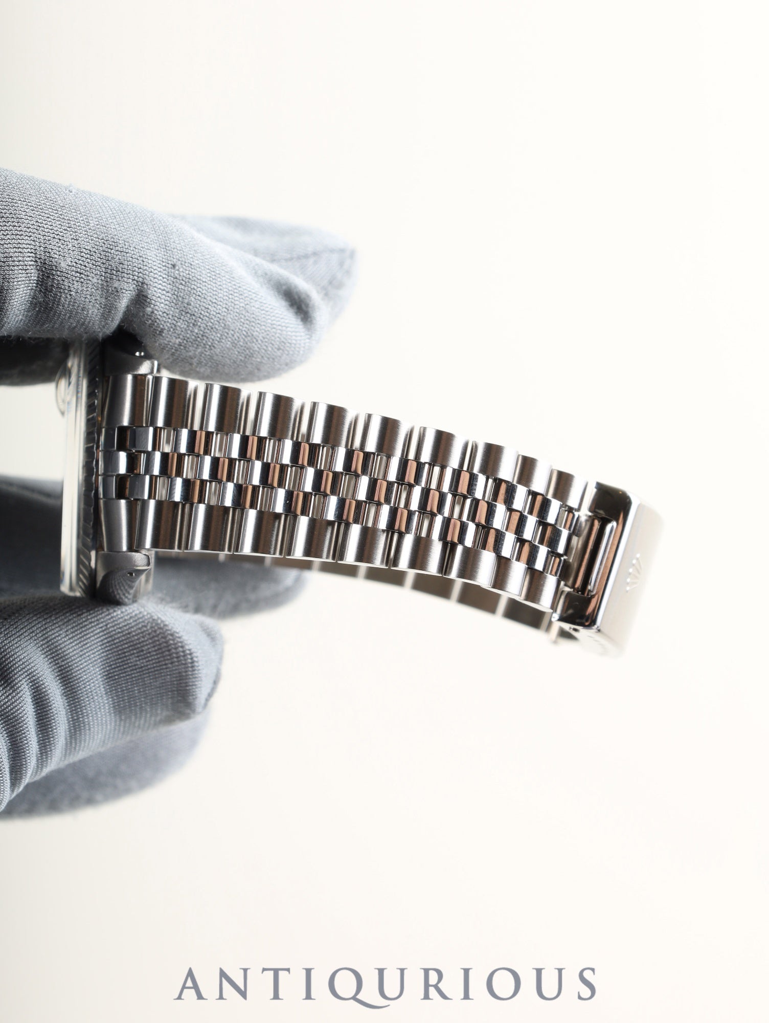 ロレックス デイトジャスト 1603 自動巻き Cal.1570 SS/SS SS グレー文字盤 3番(1972年)保証書 冊子 オーバーホール済み