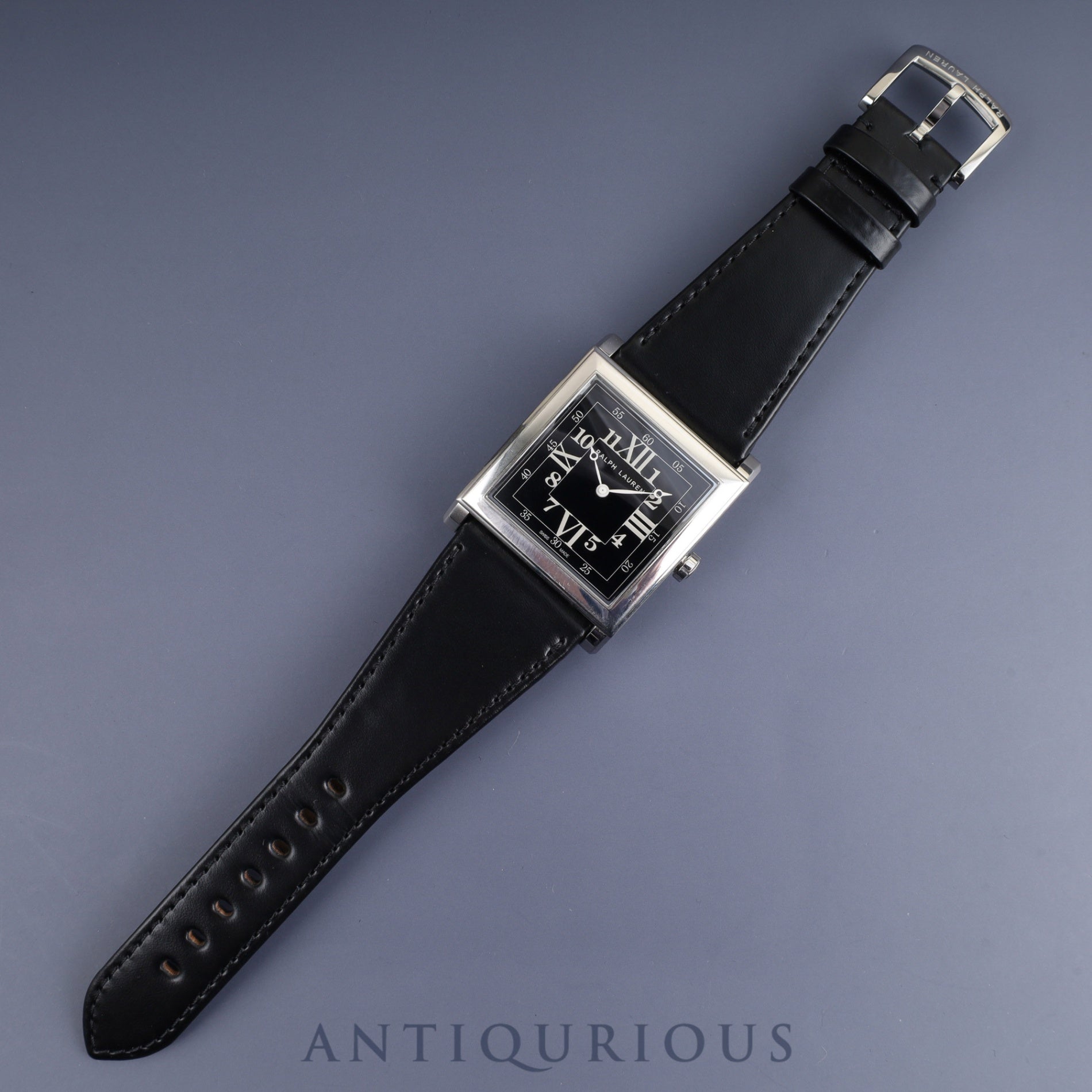 ラルフローレン RL867 35 MM 自動巻き Cal.RL300-1  SS 純正革ベルト 純正尾錠(SS)ブラック文字盤 箱 オーバーホール済み