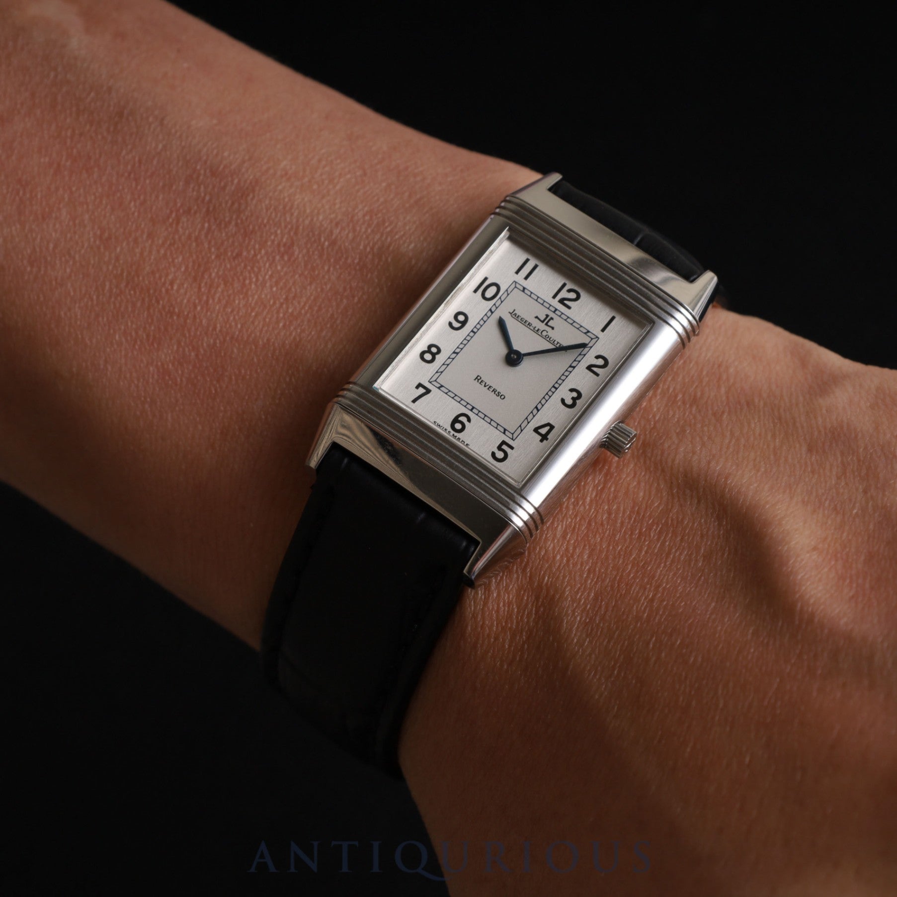 ジャガー・ルクルト レベルソ クラシック 250.8.86 手巻き Cal.846/1 SS 革 純正尾錠(SS) シルバーアラビア文字盤 オーバーホール済み