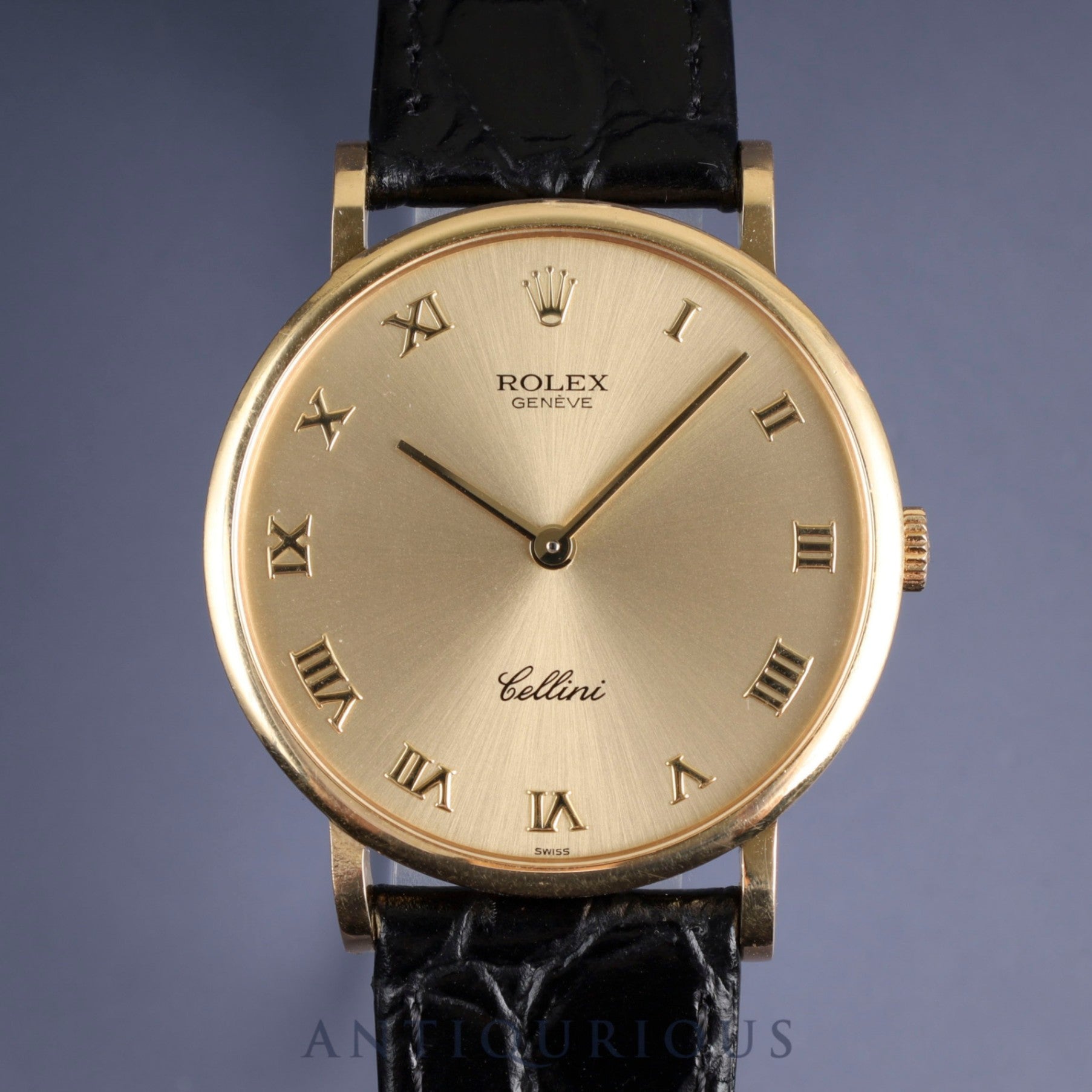 Rolex Cellini 5112 Manual winding Cal.1602 750 Leather Genuine buckle (750) Champagne dial N series (1991) Overhauled