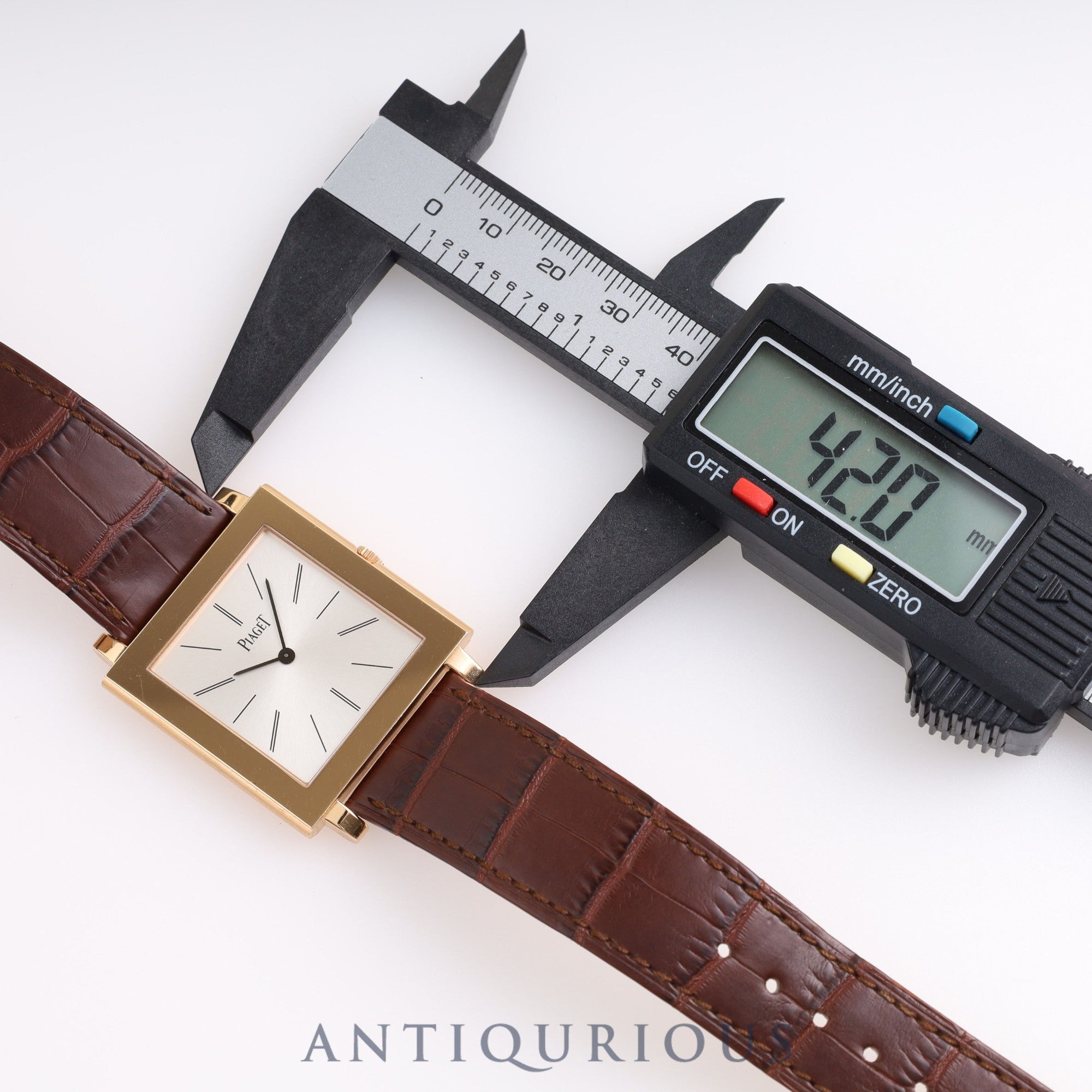 ピアジェ アルティプラノ P10465 手巻き Cal.430P PG 純正革ベルト 純正尾錠(750)シルバー文字盤