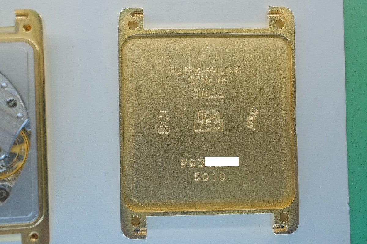 パテック・フィリップ ゴンドーロ 5010 手巻き Cal.215 750YG 革 純正尾錠(750YG)ホワイトローマン文字盤 箱 登録保証書 オーバーホール済み