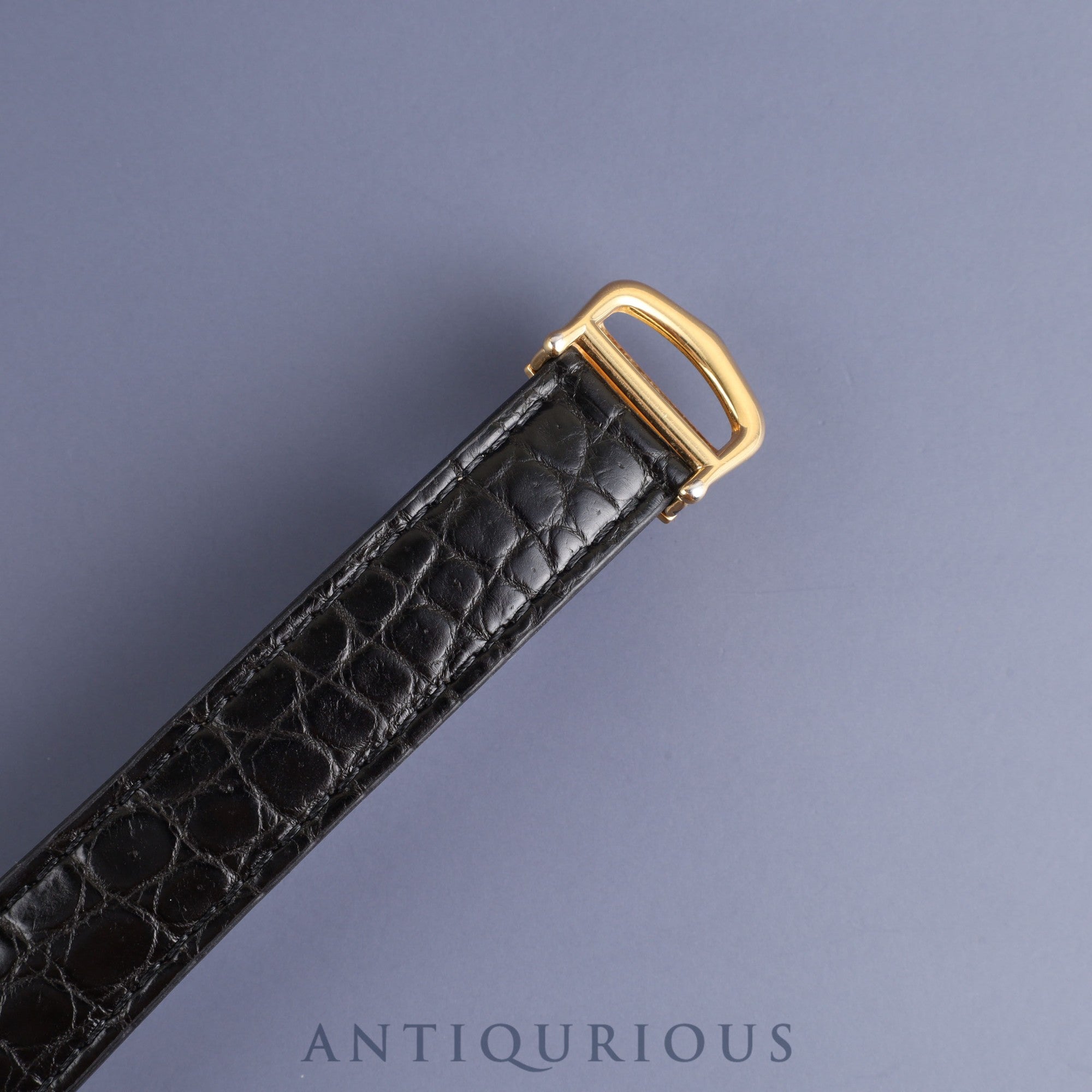 Cartier Must Tank GM (XL) 2413 Quartz Caliber 87 SV925 with Genuine Leather Strap and Genuine D-Buckle (GP). Telephone Arabic Dial. Overhauled and Finished to Look Like New.