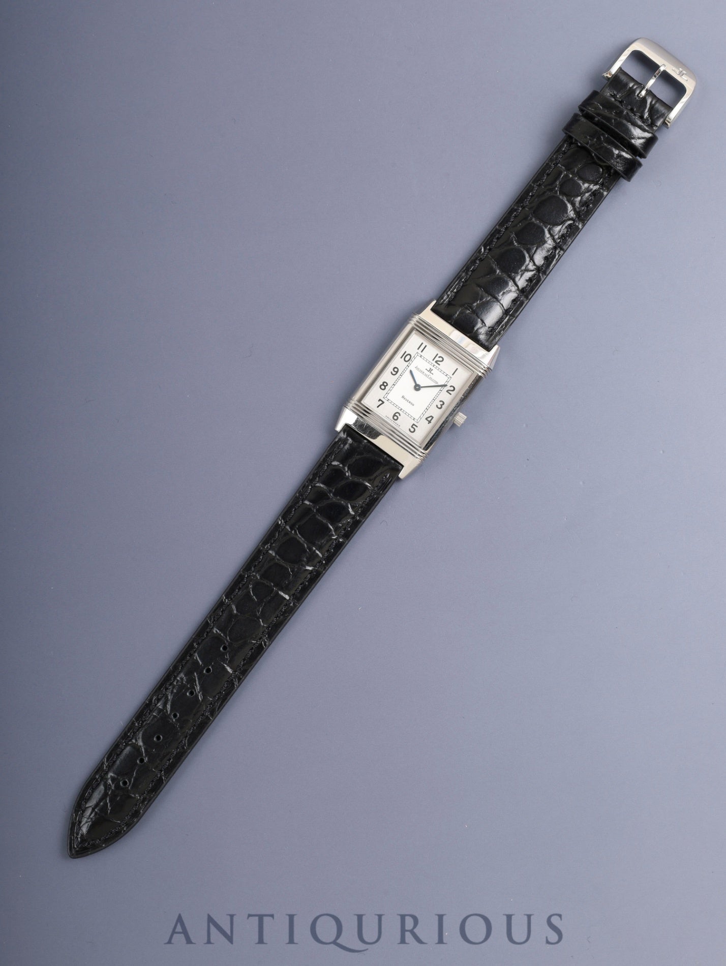 ジャガー・ルクルト レベルソ クラシック 250.8.86 手巻き Cal.846/1 SS 革 純正ピンバックル(SS)シルバーアラビア文字盤 オーバーホール済み