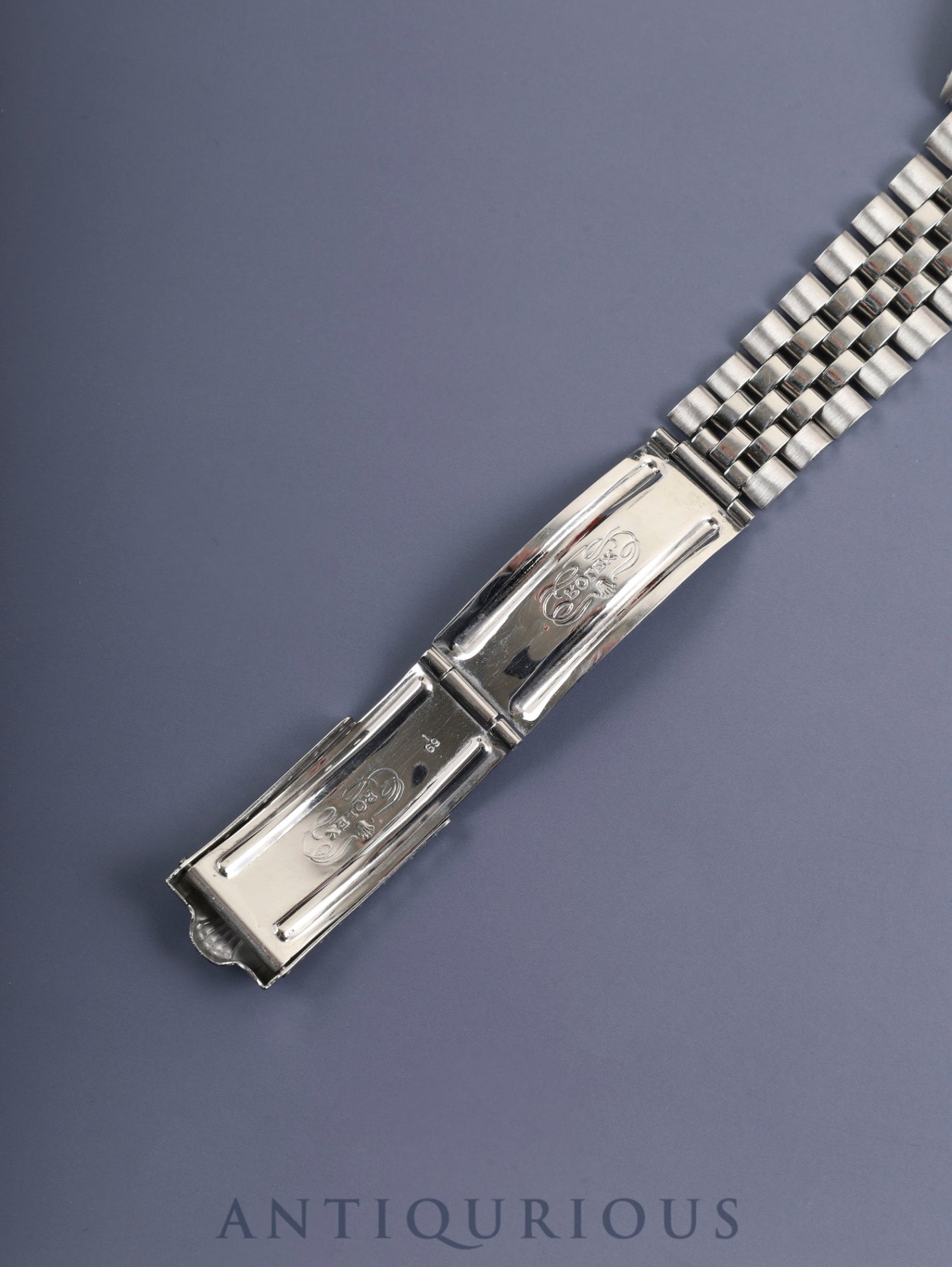 Rolex Datejust 1601 Wide Boy Automatic Caliber 1570 Stainless Steel/White Steel Silver Dial No. 27 (1969) Overhauled