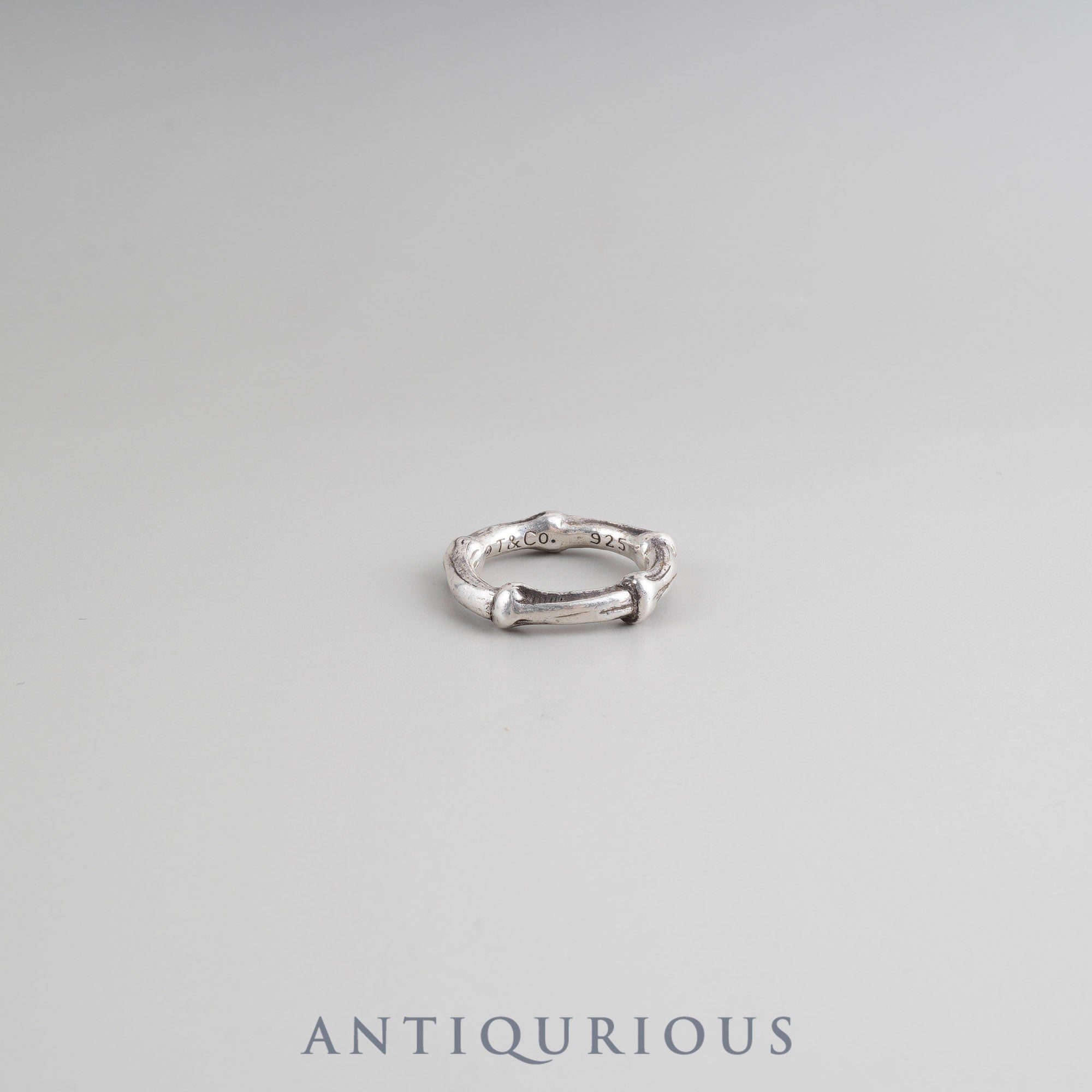 Tiffany ring, bamboo, SV925, size 11, engraved in 1996