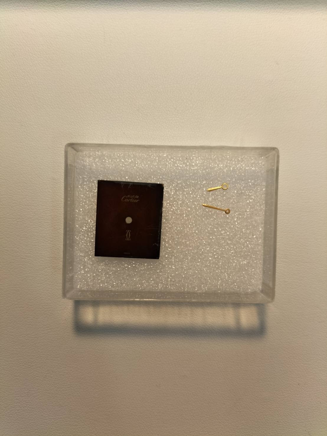 カルティエ マストタンク LM 手巻き Cal.78-1 SV925 革 純正尾錠(GP)マホガニー文字盤 オーバーホール済み