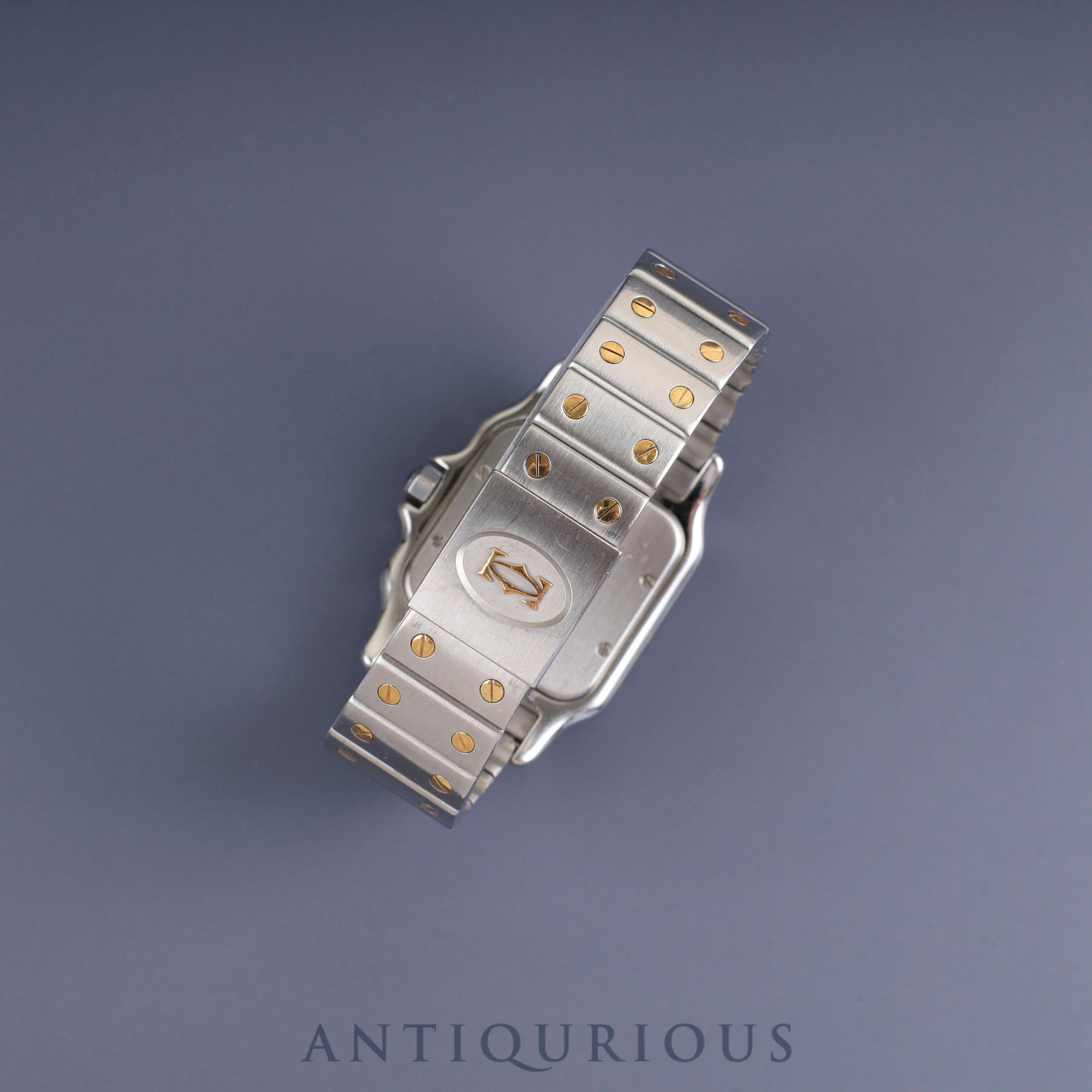 カルティエ サントス ガルベ LM 20011C4 / 187901 クォーツ Cal.687 SS/YG SS/YG ホワイトローマン文字盤 オーバーホール済み