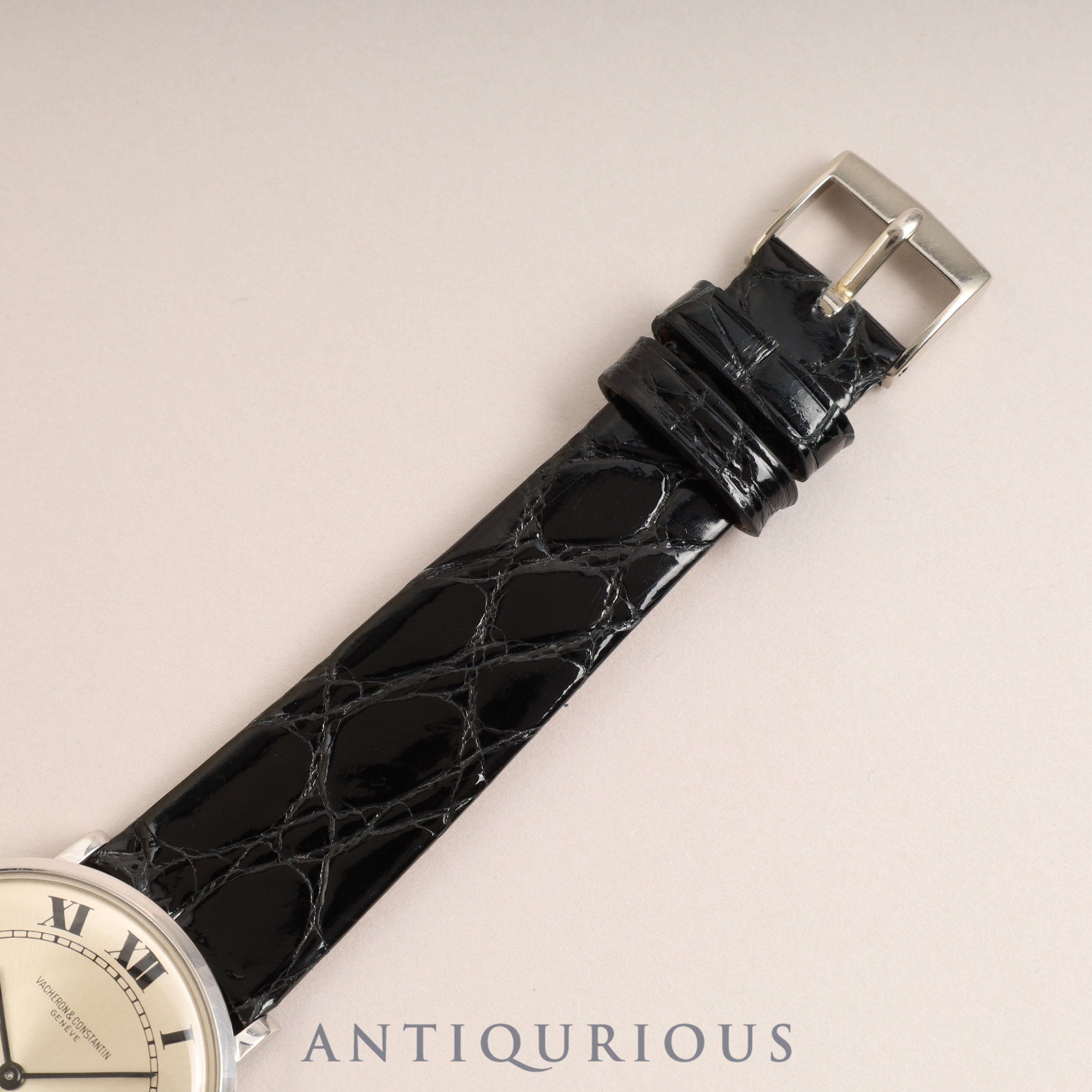 Vacheron Constantin Small Second 6319 Manual Winding Cal.K1001/1 WG Leather Silver Dial