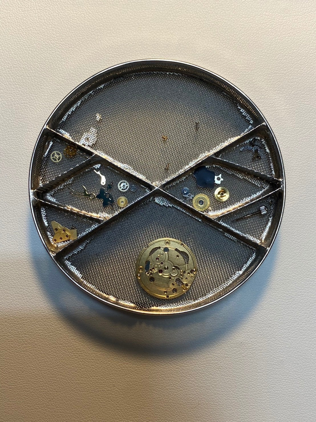 Hermes Clipper CL4.210 Quartz SS SS Blue Shell Dial Box Warranty (2004) Overhauled