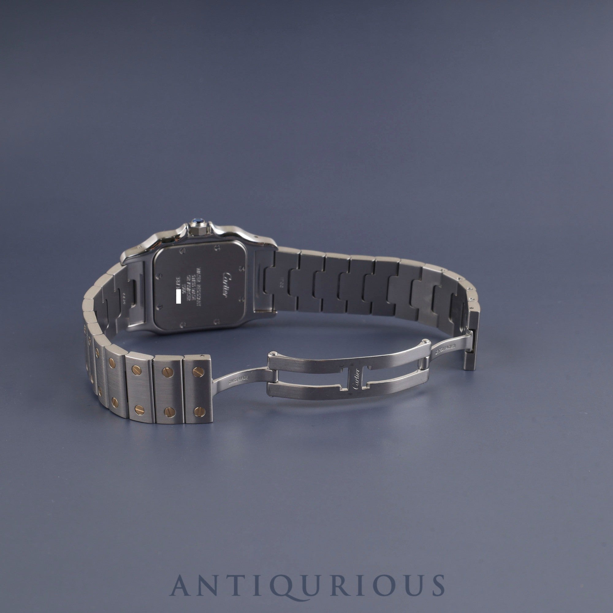 カルティエ サントス ガルベ LM W20011C4 / 1566 クォーツ SS/YG SS/YG ホワイトローマン文字盤 カルティエブティックにてコンプリートサービス済み