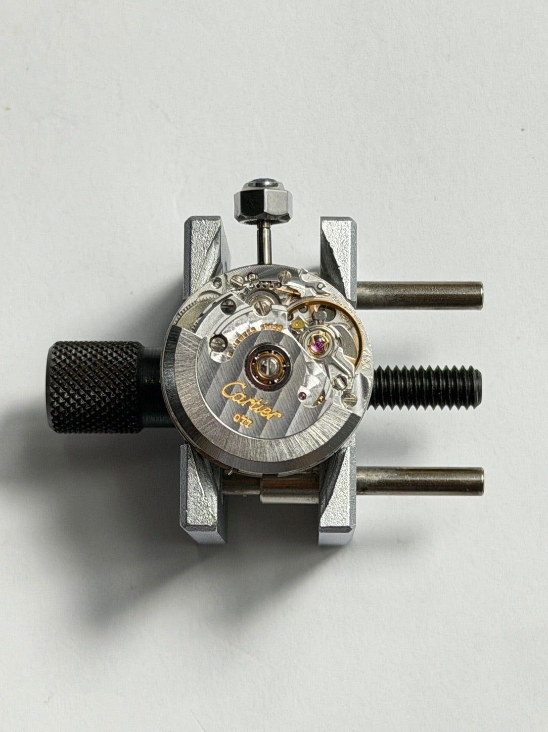 カルティエ サントス ガルベ SM W20054D6 / 2423 自動巻き Cal.ETA2671 SS SS シルバーギョーシェローマン文字盤(SWISS MADE表記) 箱 冊子 保証書(2003年)オーバーホール済み