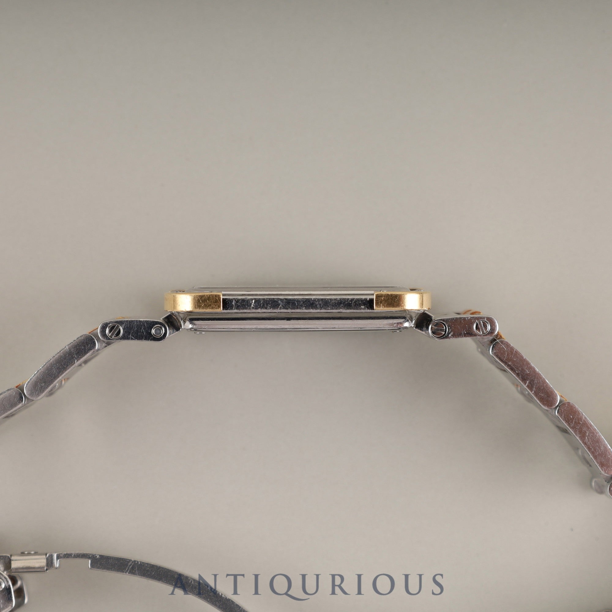 エルメス クロアジュール CR1.220 クォーツ Cal.976.001 SS/GP SS/GP ホワイト文字盤 箱 保証書(2000年) オーバーホール済み