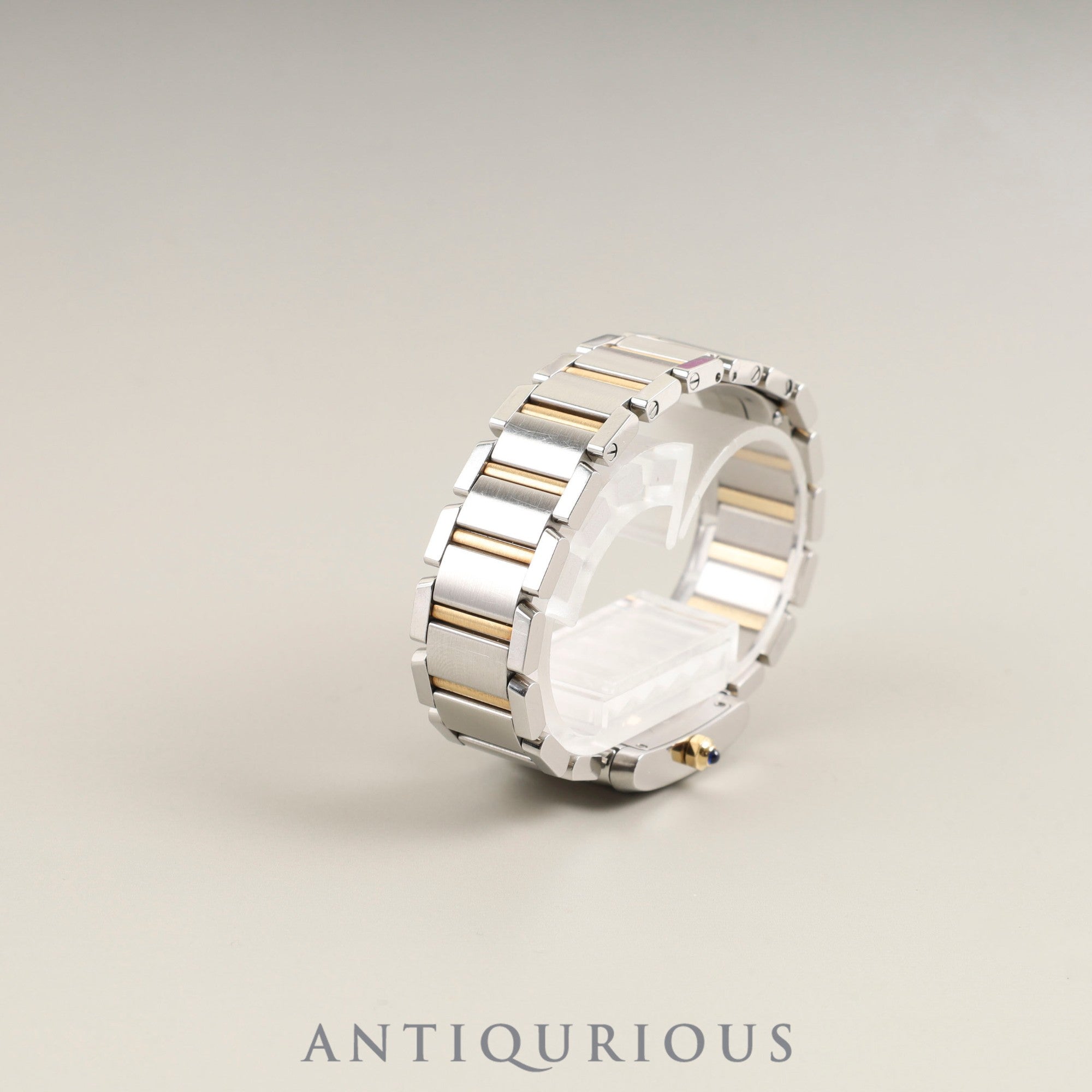 カルティエ タンクフランセーズ SM W51007Q4/3217 クォーツ Cal.057 SS/YG SS/YG アイボリーローマン文字盤 箱 保証書(2020年)オーバーホール済み