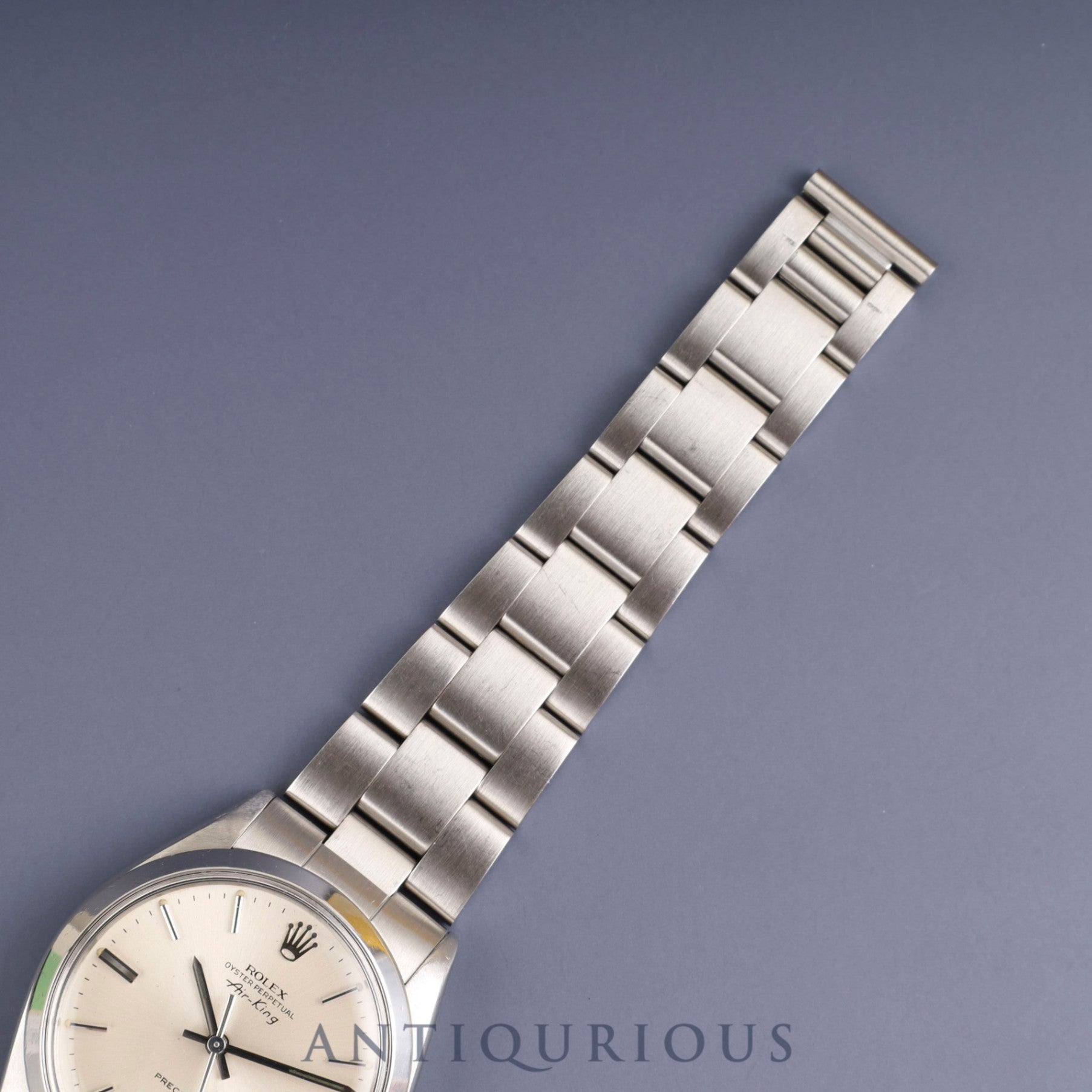 Rolex Air-King 5500 Automatic Cal.1520 Stainless Steel Silver Dial 34mm No.3 (1972) Overhauled