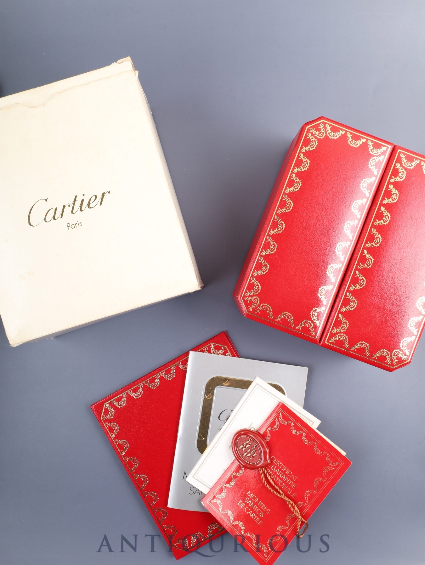 カルティエ サントス オクタゴン LM 2966 自動巻き Cal.ETA2671 SS/YG SS/YG ホワイトローマン文字盤(SWISS表記) 箱 冊子 保証書(1986年)タグ オーバーホール済み