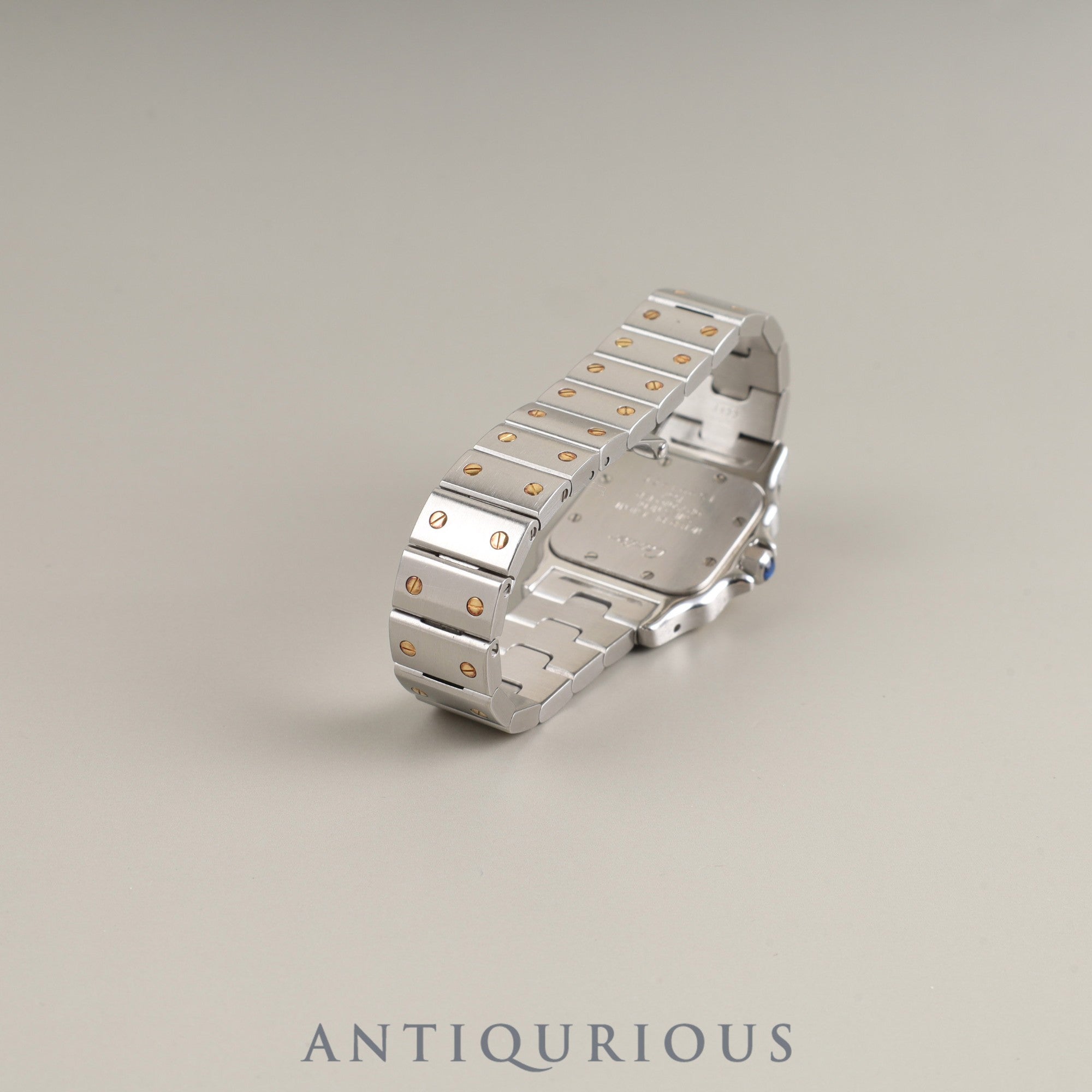 カルティエ サントス ガルベ SM W20012C4 / 1567 クォーツ Cal.157 SS/YG ホワイトローマン文字盤 オーバーホール済み