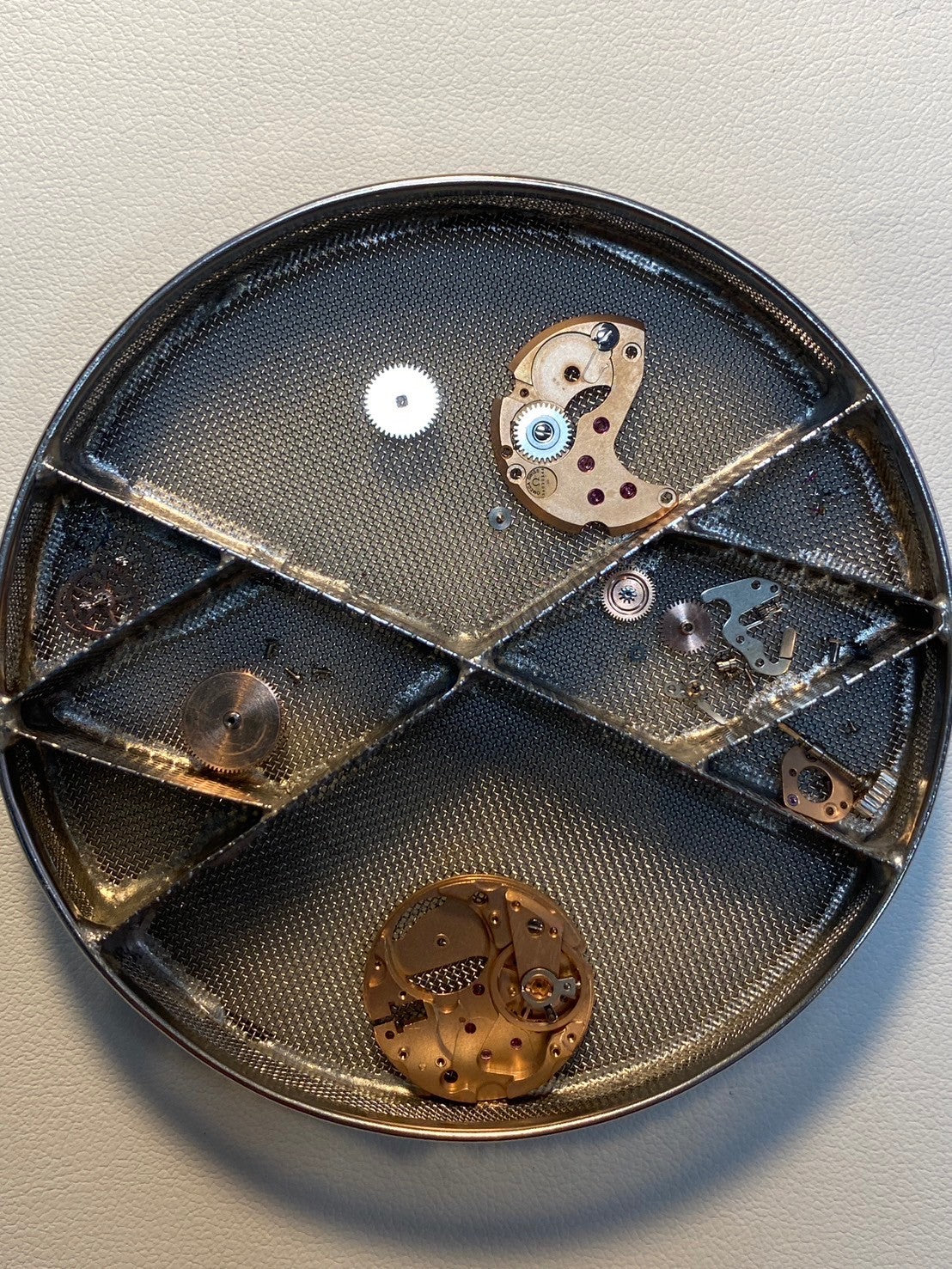 オメガ デ・ヴィル 511.0375 手巻き Cal.625 SS 革 純正尾錠(SS)ネイビー文字盤 オーバーホール済み