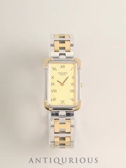 Hermès Croisière CR1.220.430 / 3760 Quartz Cal.976.001 SS/GP SS/GP Gold Dial (SWISS MADE marked) Box, Booklet, Warranty (2012), Overhauled