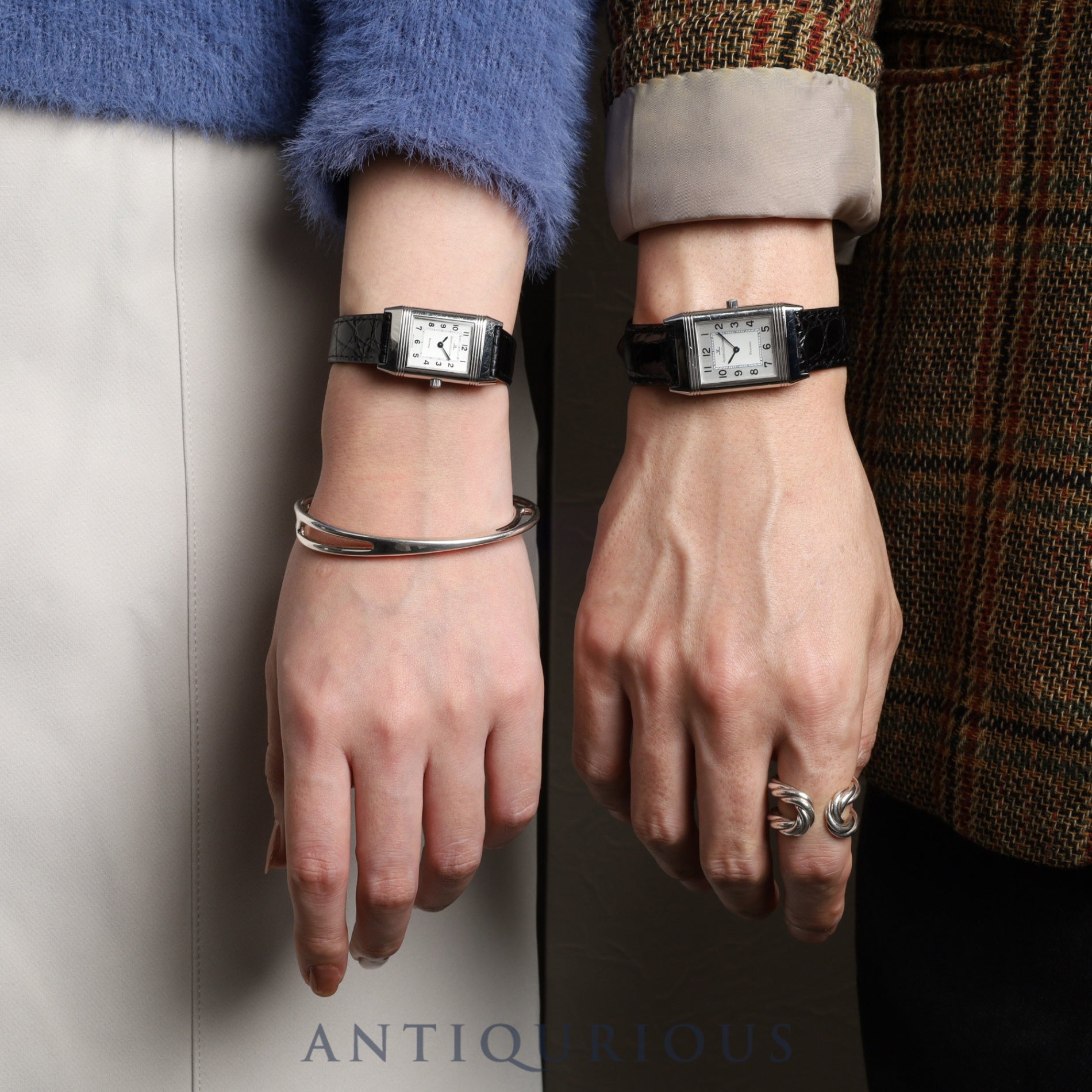 Jaeger-LeCoultre Reverso Classic 250.8.86 Manual Winding Caliber 846/1 Stainless Steel Leather Strap with Genuine Stainless Steel Buckle Silver Arabic Dial (Slight Scratches on Back) Overhauled