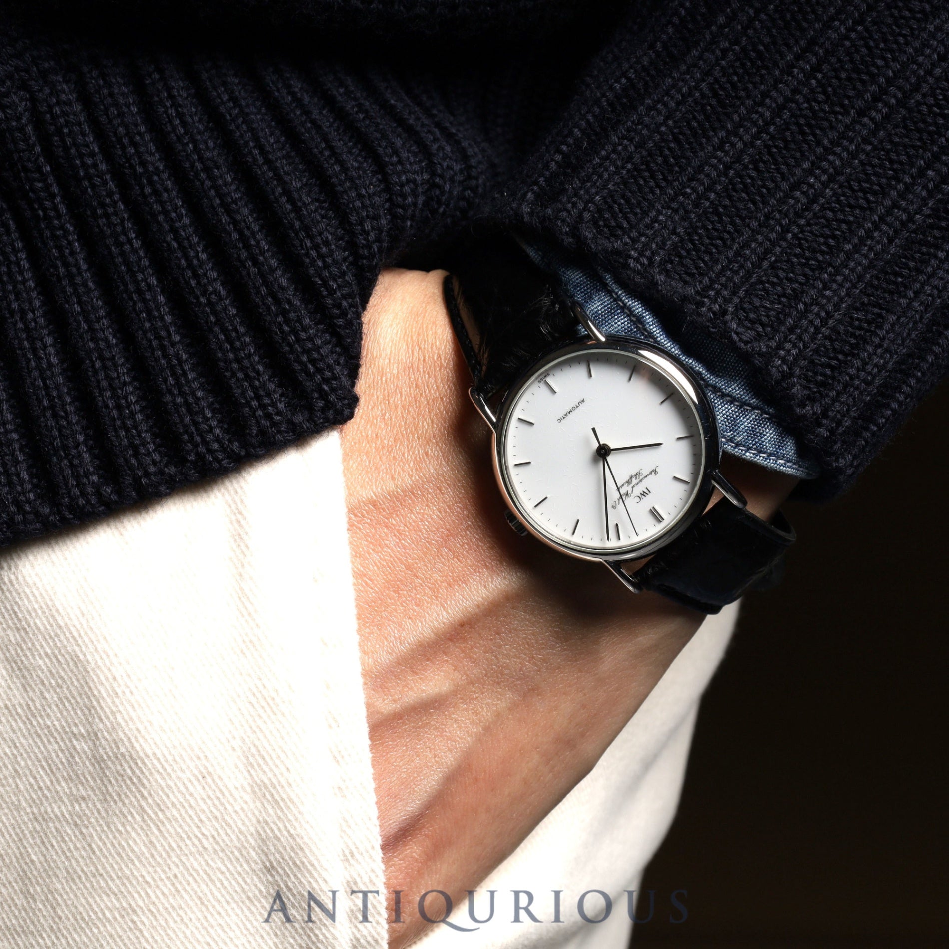 IWC Portofino IW351403 Automatic SS Leather White Dial IWC