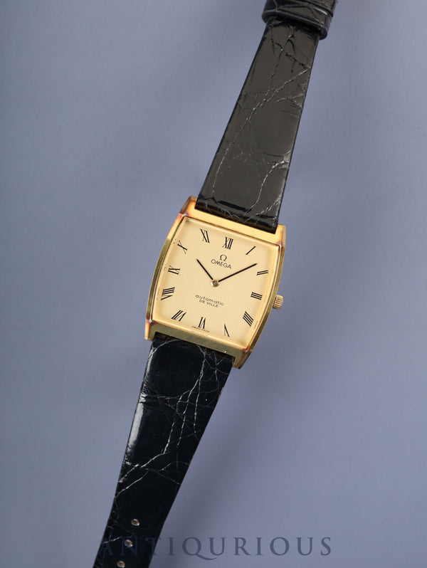 オメガ デ・ヴィル 5321 自動巻き Cal.711 GP 革 純正尾錠（GP） シャンパン文字盤 オーバーホール済み