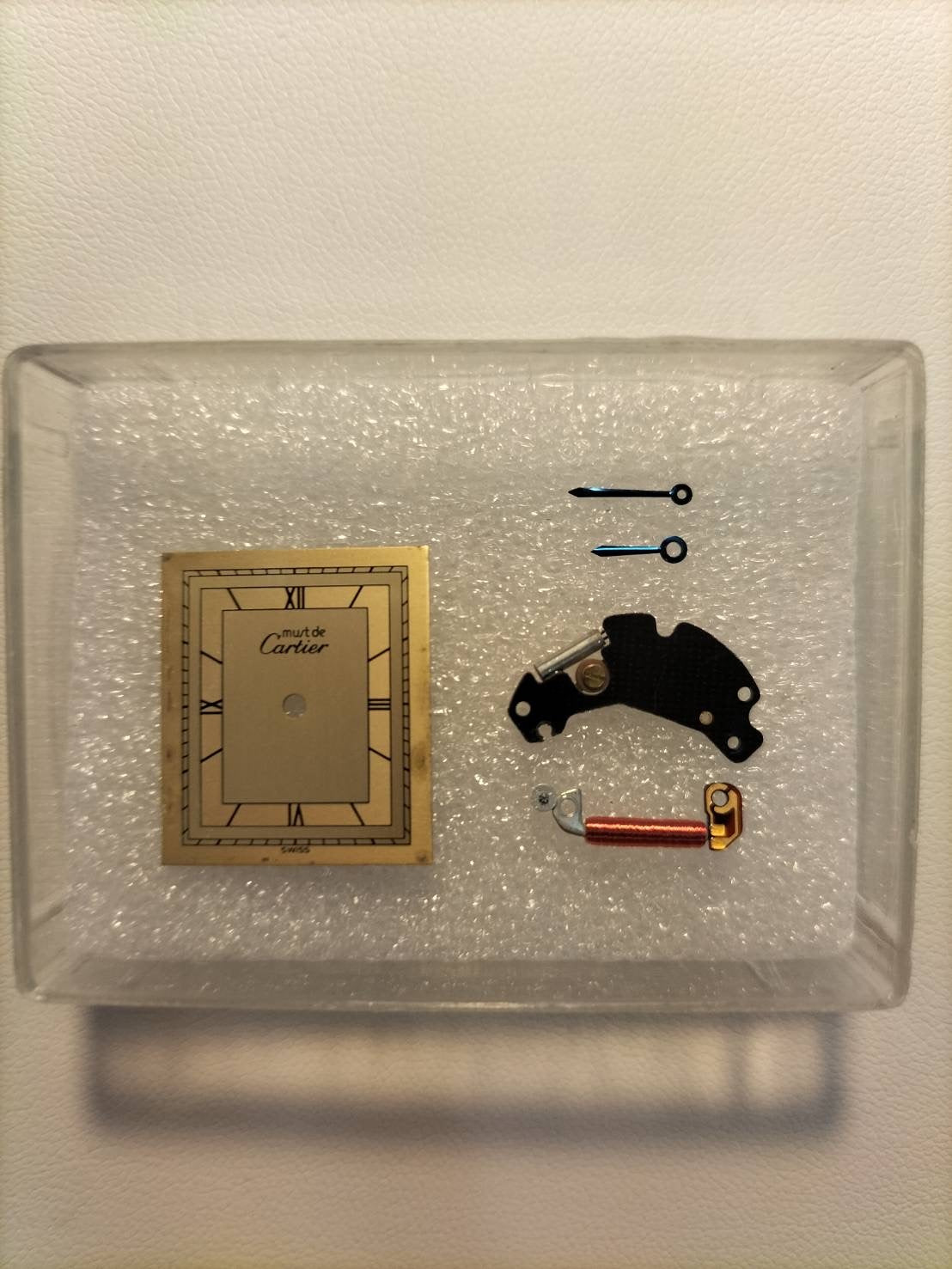 カルティエ マストタンク LM 6 81006 クォーツ Cal.81 SV925 革 純正ピンバックル（GP） シャンパン飛びローマン文字盤（SWISS表記）オーバーホール済み