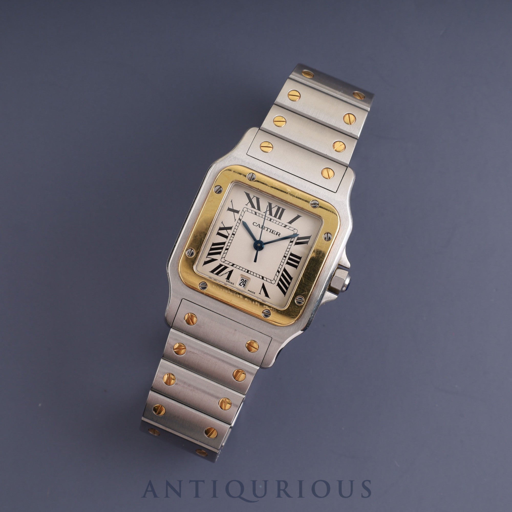 CARTIER SANTOS GALBEE LM W20011C4 Quartz SS/YG SS/YG White Dial Box