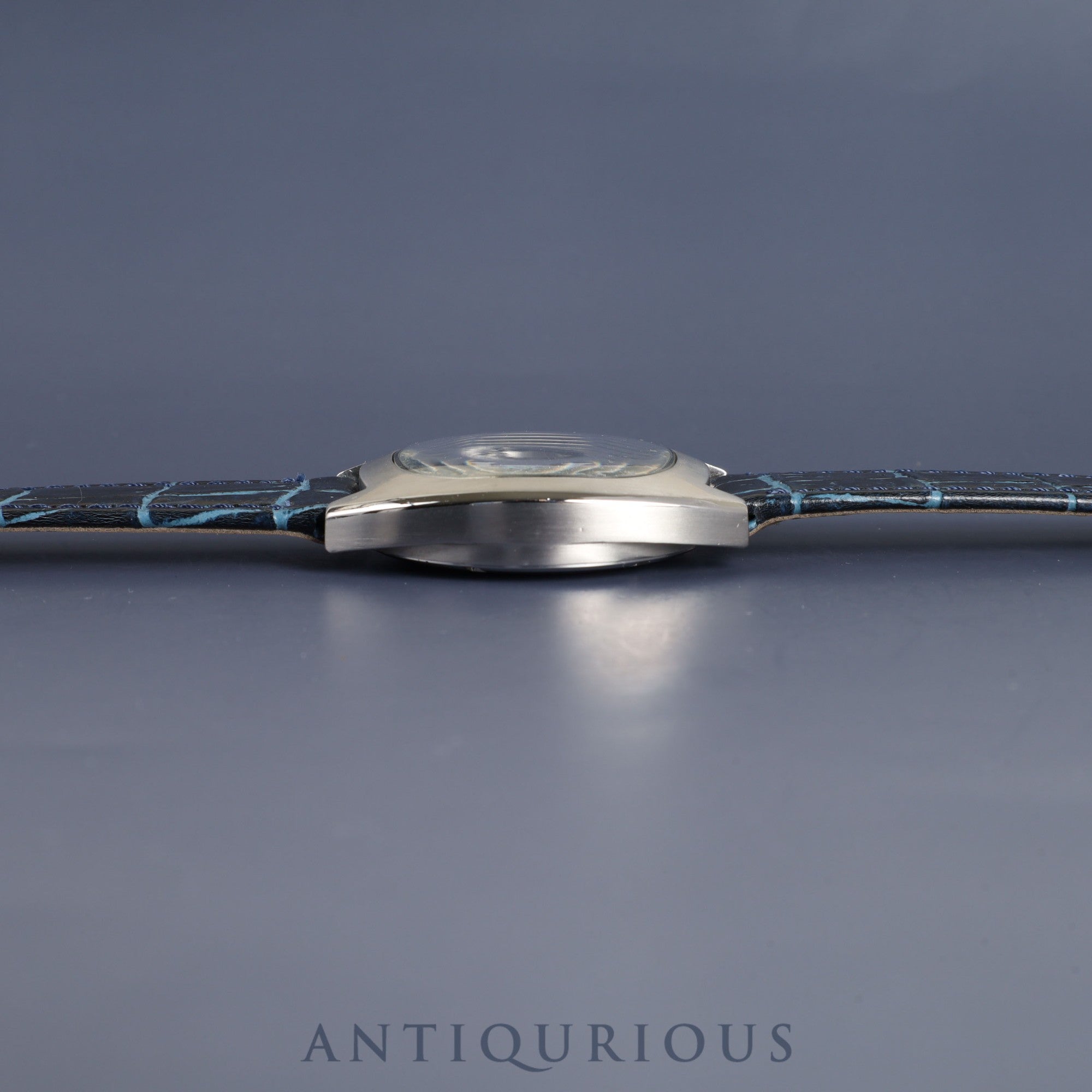 IWC オールドインター シャウハウゼン TVスクリーン 1872 自動巻き Cal.8541B SS 革 社外尾錠（SS） ブルー文字盤 オーバーホール済み アイダブリュシー