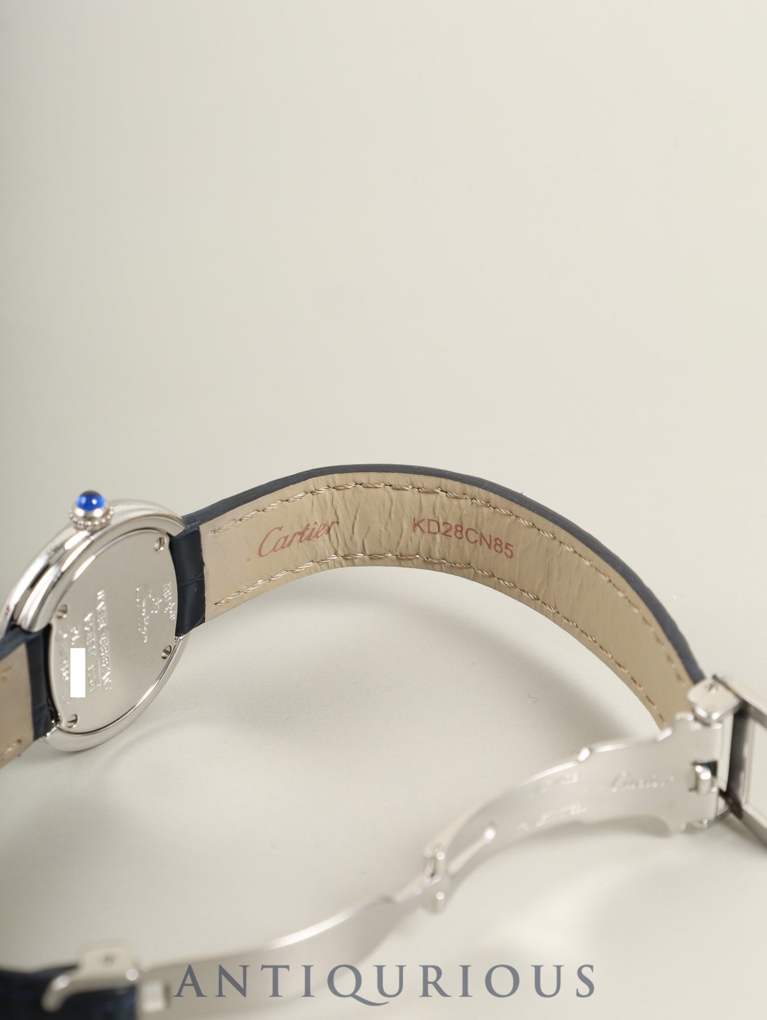 カルティエ マストトリニティ W1014945 / 2439 クォーツ Cal.157 SV925 純正革ベルト 純正Dバックル（SS） シルバーローマン文字盤 箱 冊子 オーバーホール済み