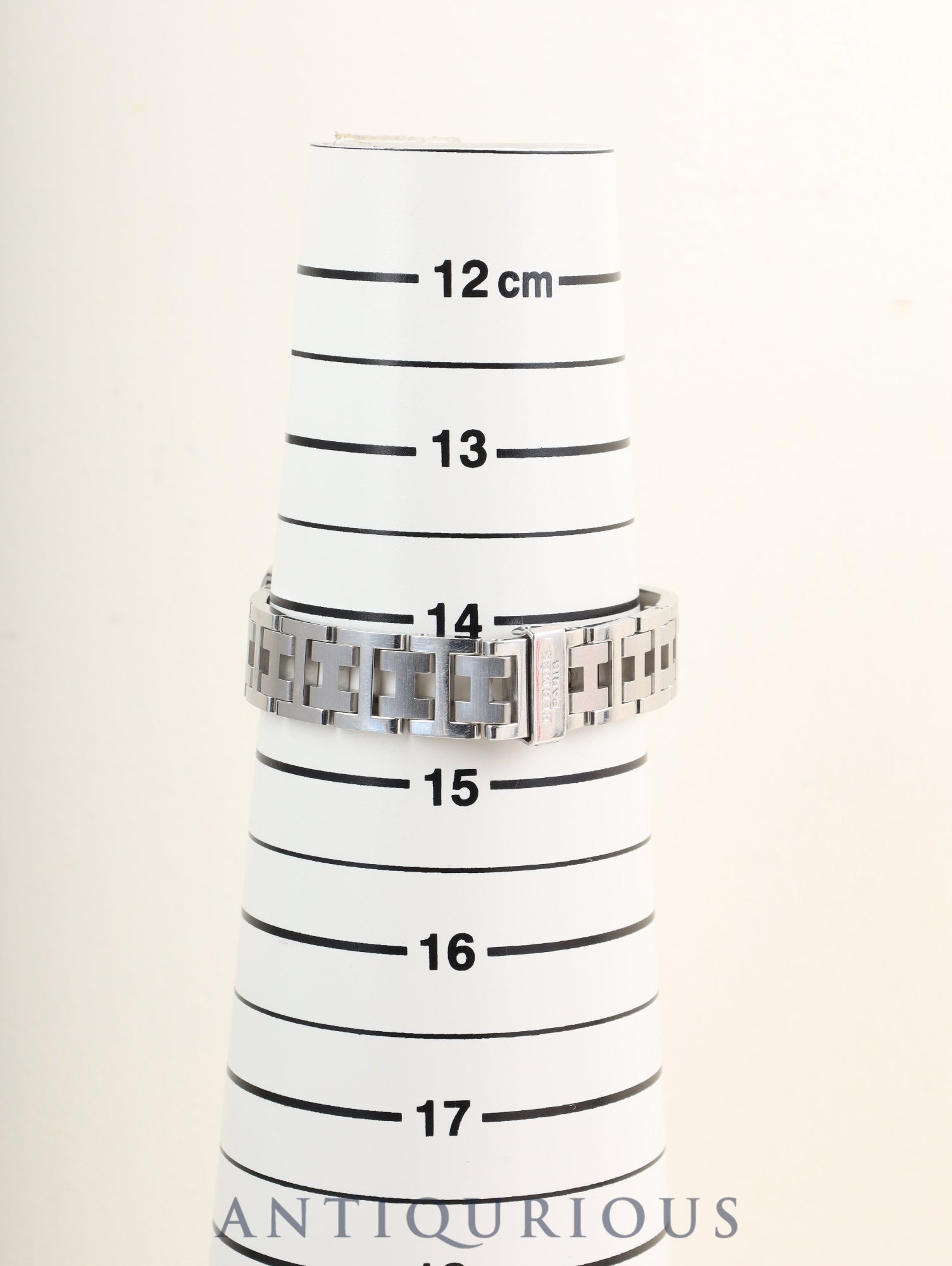 エルメス ラリー RA1.210 クォーツ Cal.976.001 SS SS ホワイト文字盤 箱 オーバーホール済み