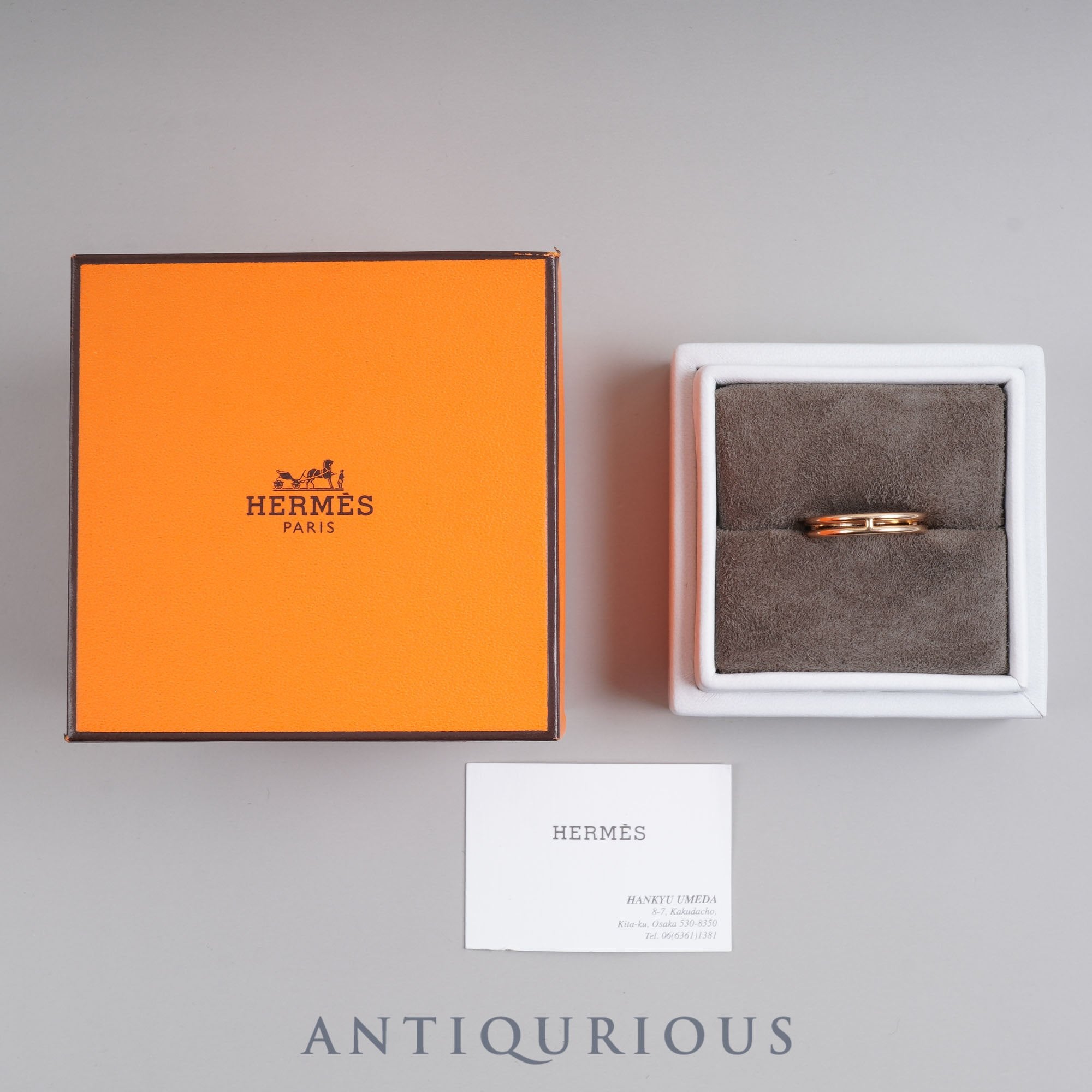 Hermes Ring Arianne #60 750PG Box Card