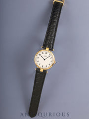 Cartier Must Vendome VLC LM 590003 Quartz Cal.690 SV925 Leather Genuine D-buckle (GP) Arabic dial (SWISS表記) Overhauled