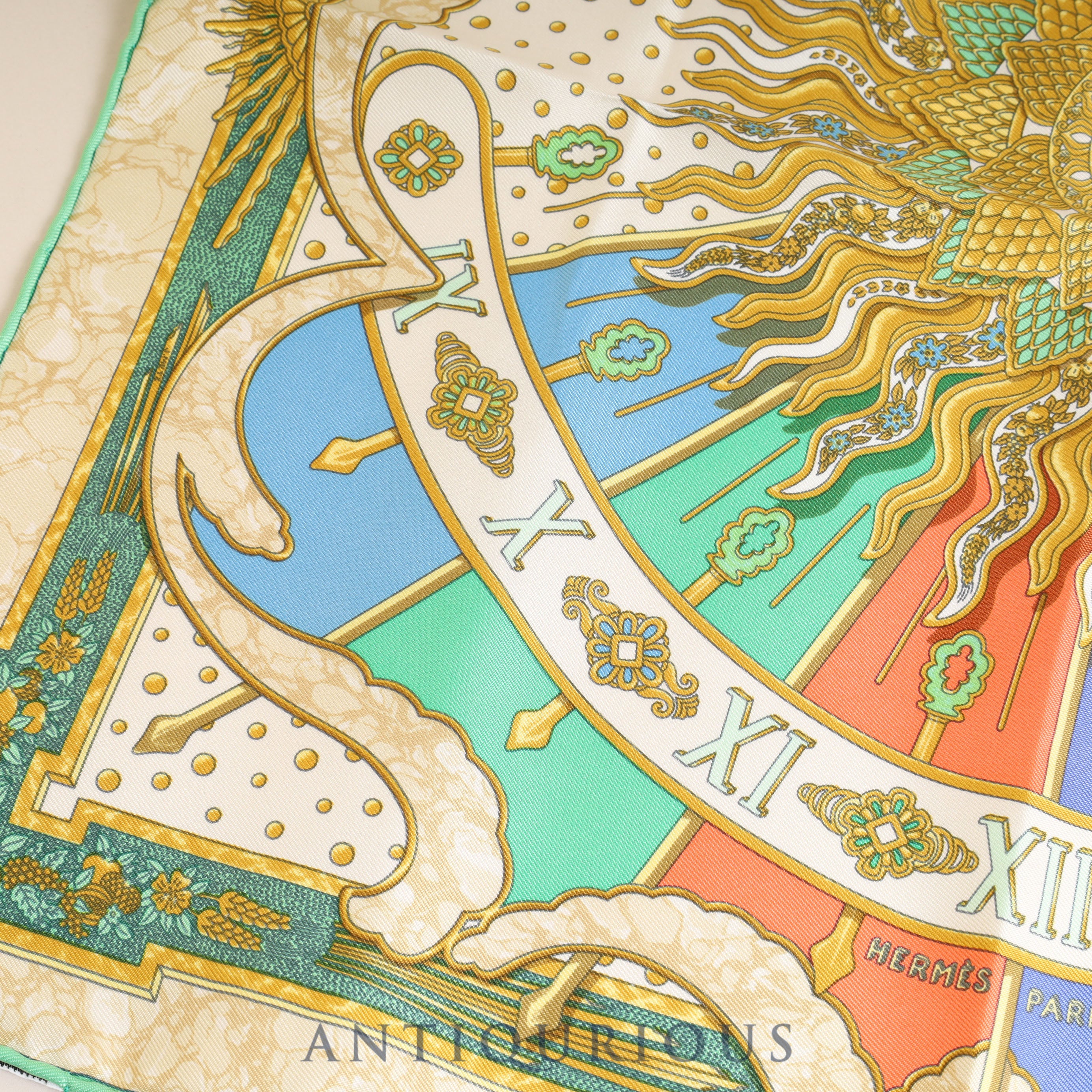 Hermes scarf Carre 45 Glory Day box