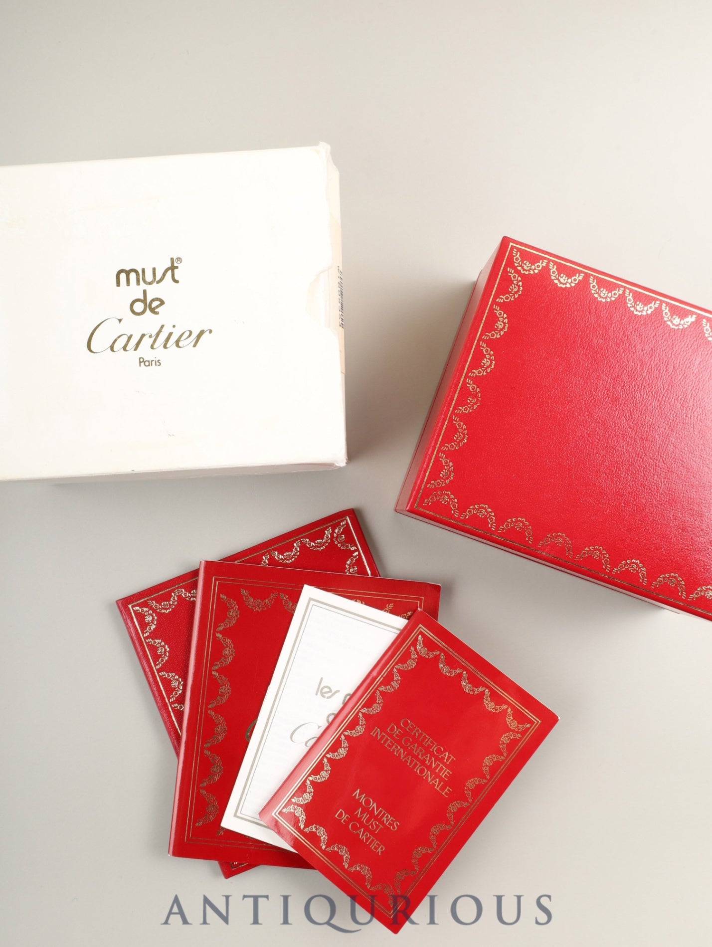 カルティエ マスト ヴァンドーム VLC SM W1005354 / 1851 クォーツ Cal.90 SV925 革 純正尾錠（GP）オパラン文字盤 箱 冊子 保証書（2000年） オーバーホール済み