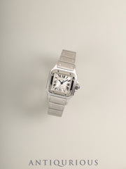 Cartier Santos Galbee SM W20054D6 / 2423 Automatic Cal.077 SS SS Silver Guilloche Dial (SWISS MADE) Overhauled