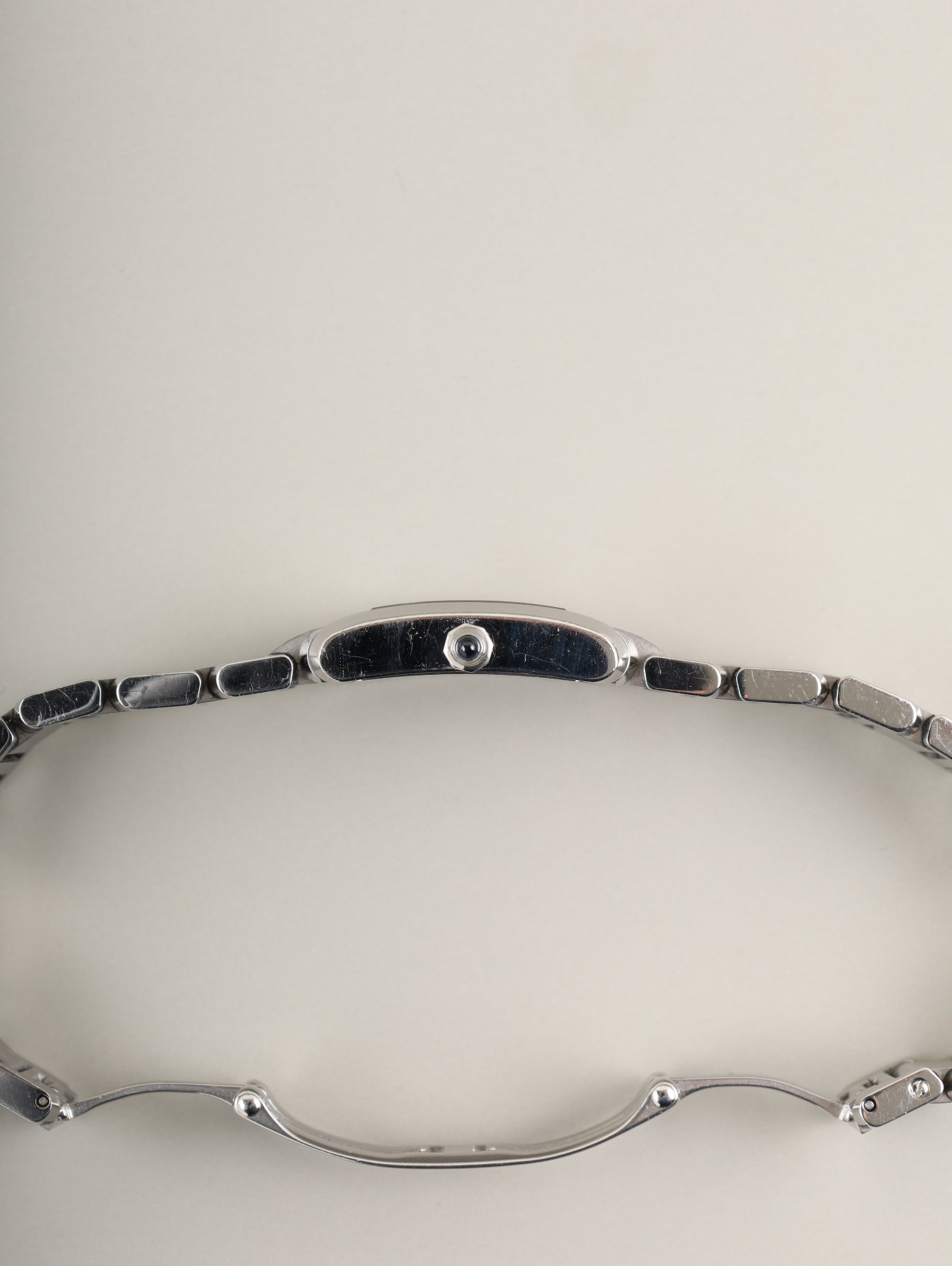 カルティエ タンクフランセーズ SM W51026Q3 / 2384 クォーツ Cal.057 SS SS ブラックローマン文字盤 箱 保証書（2003年）オーバーホール済み