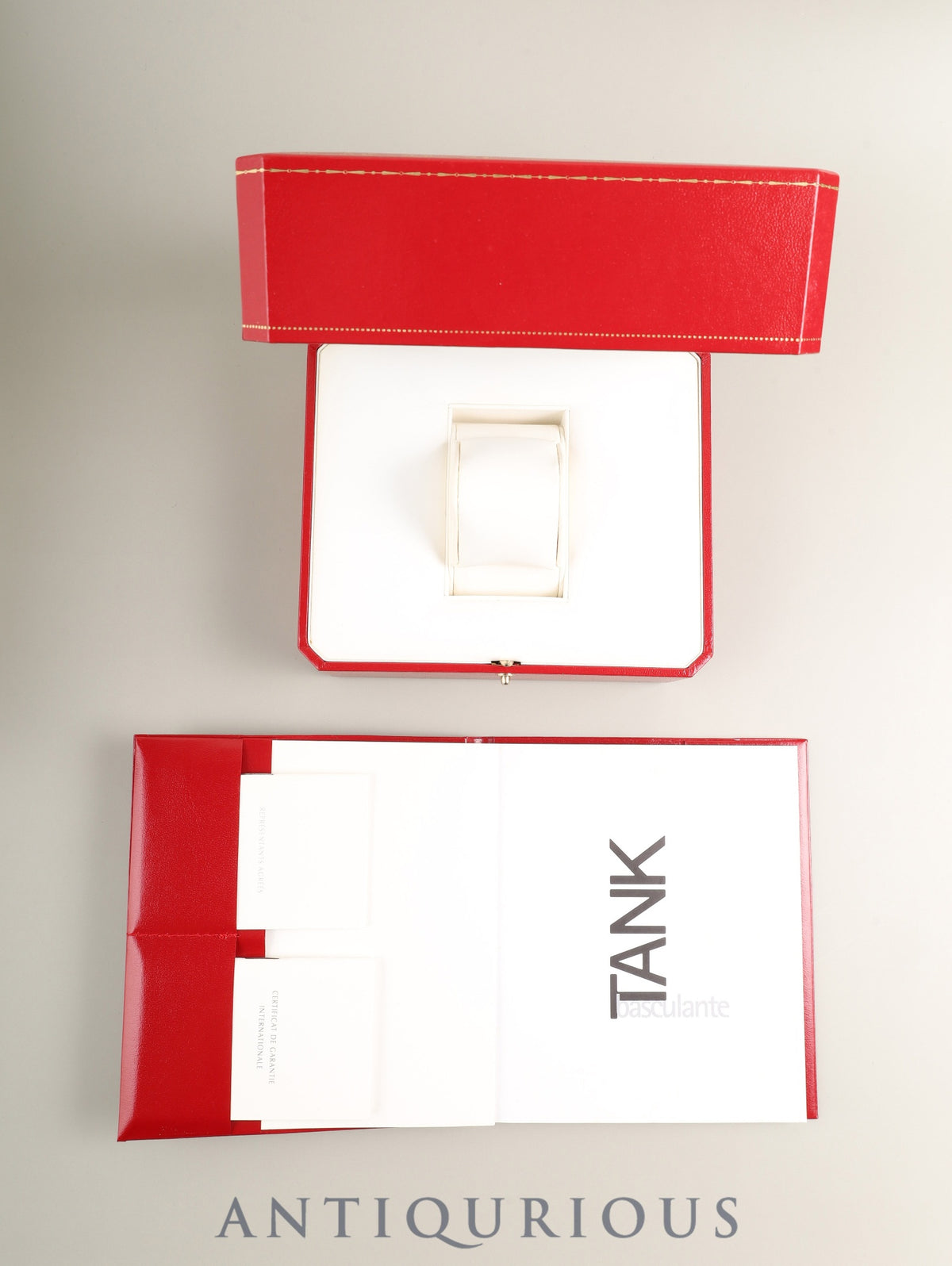カルティエ タンク バスキュラント SM 2386 クォーツ Cal.059 SS 革 純正ピンバックル（SS）ホワイトローマン文字盤（SWISS MADE表記） 箱 冊子 保証書（2000年）オーバーホール済み