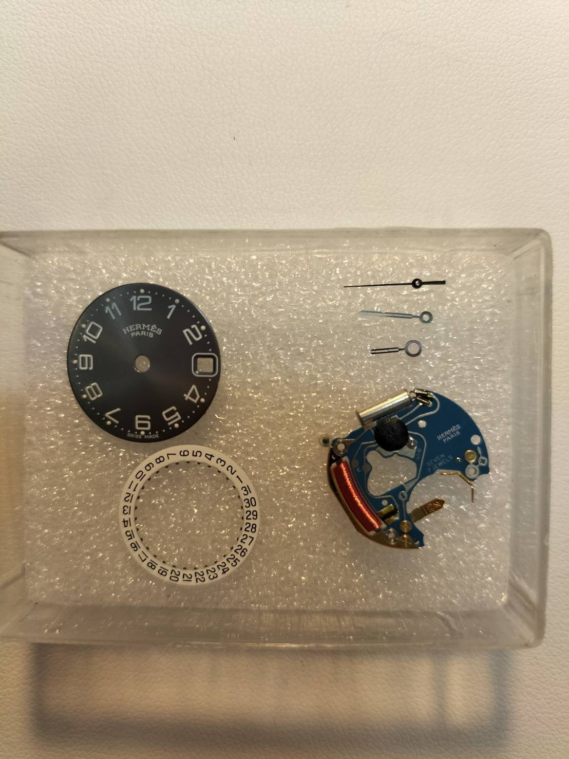 エルメス クリッパー CL4.210 クォーツ SS SS グレー文字盤 保証書